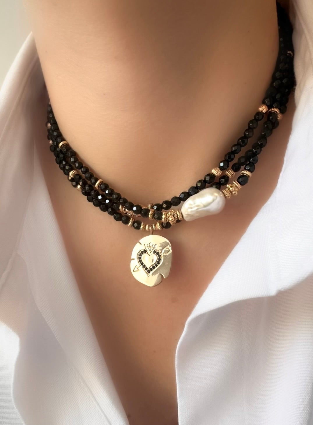 Collar Stones Baroque (Onix)