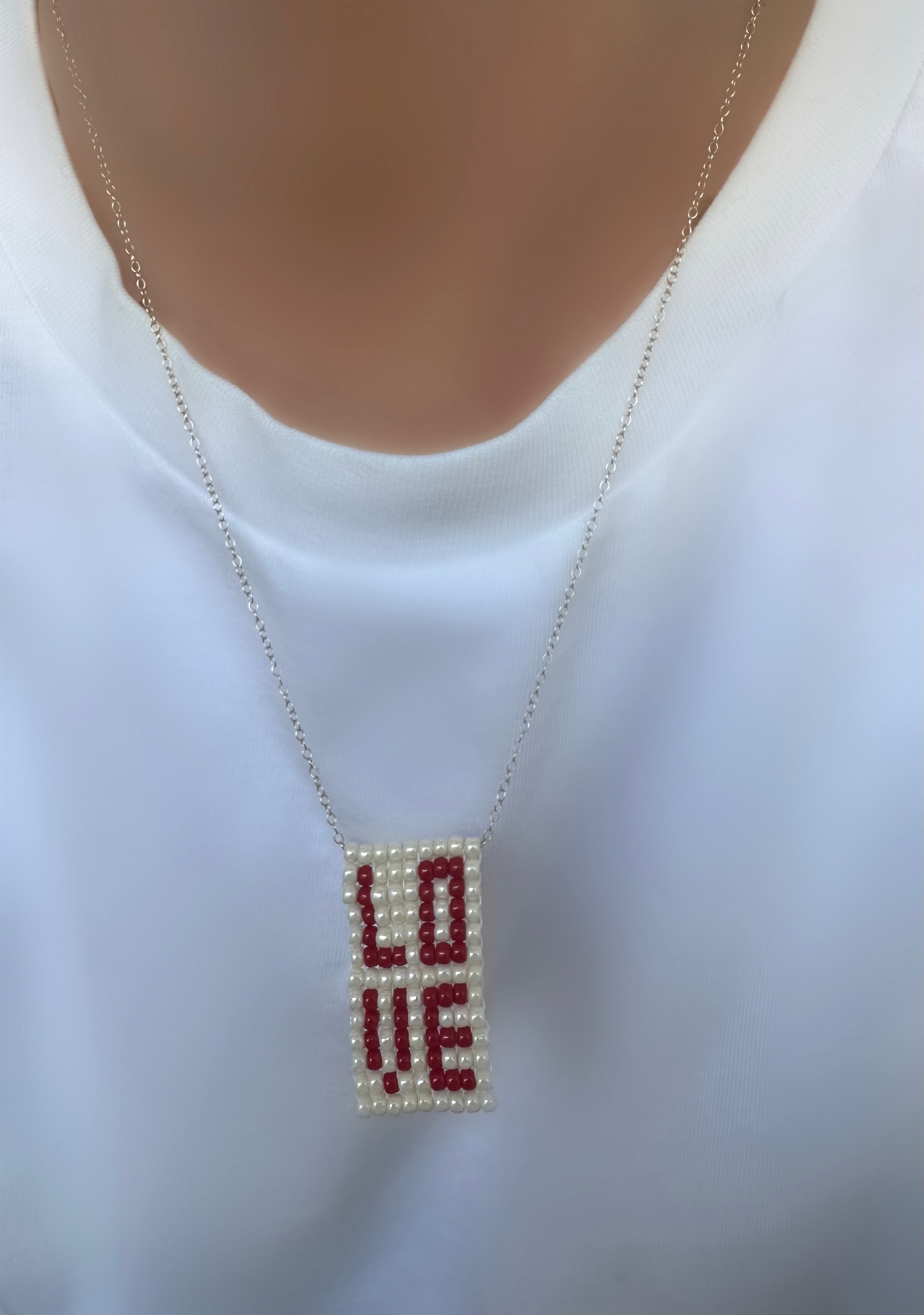Greta Love Big Necklace (Red)