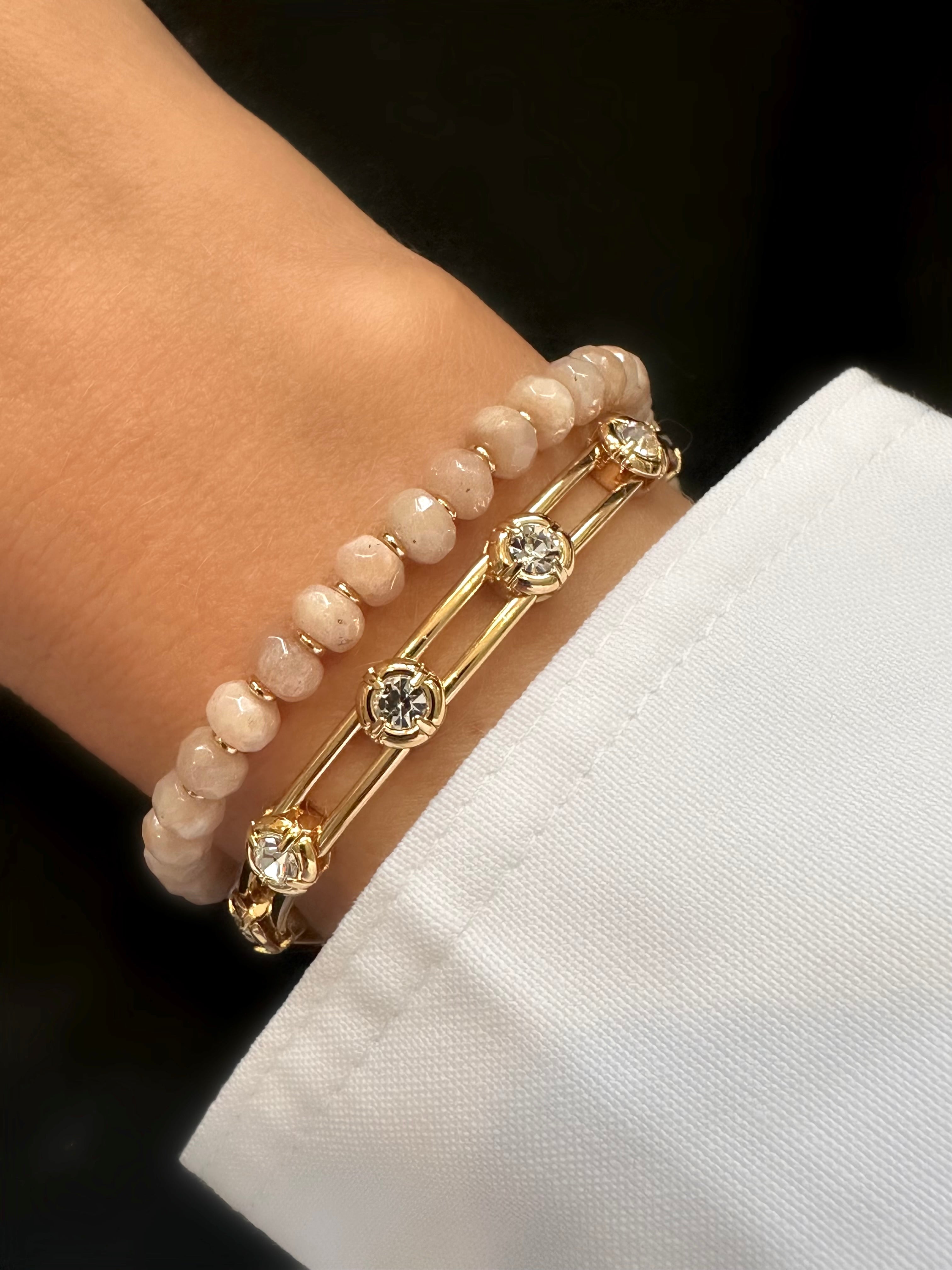 Stones Bracelet (Lepidolite)