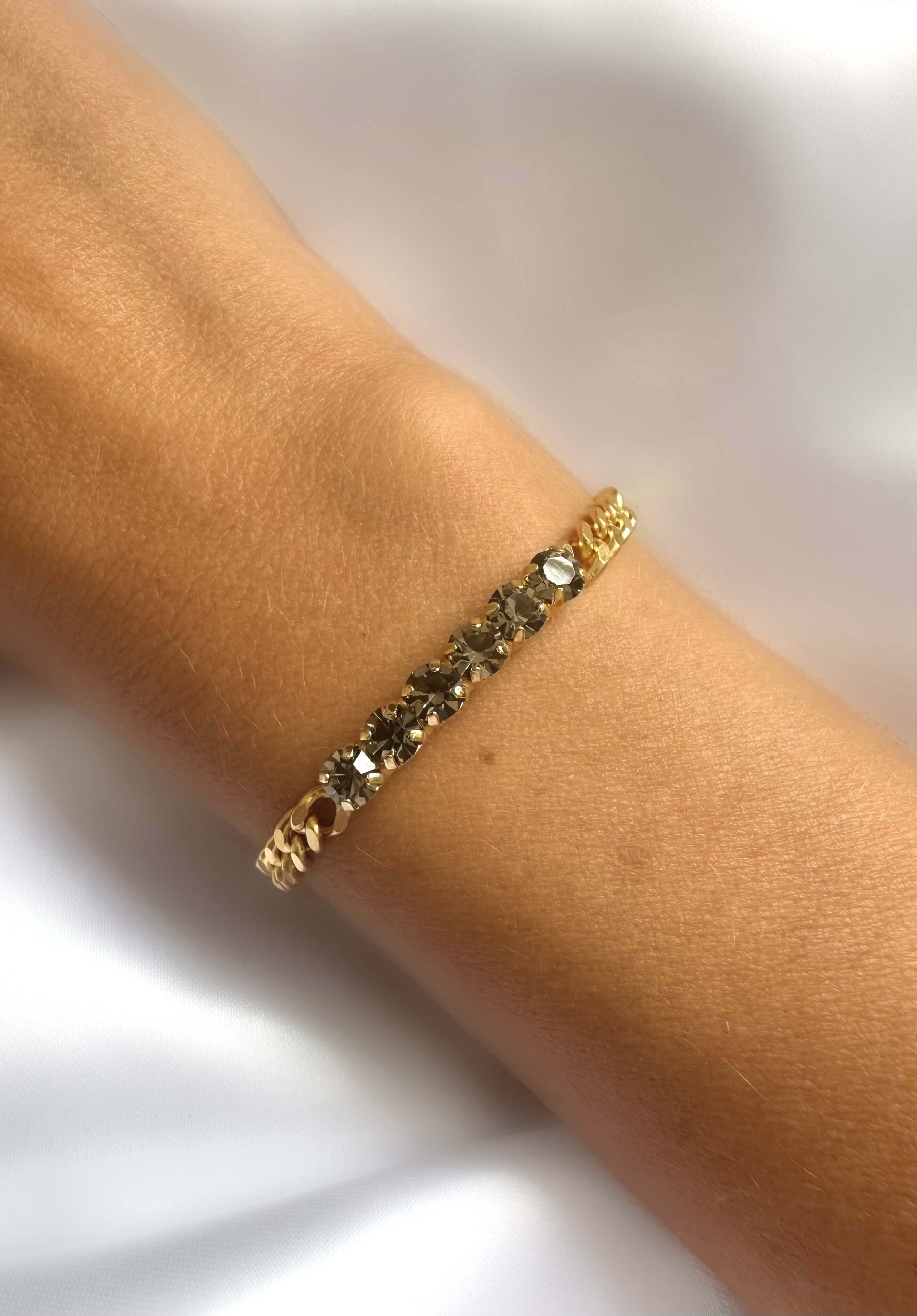 Pulsera Chain Bombons (Gris)