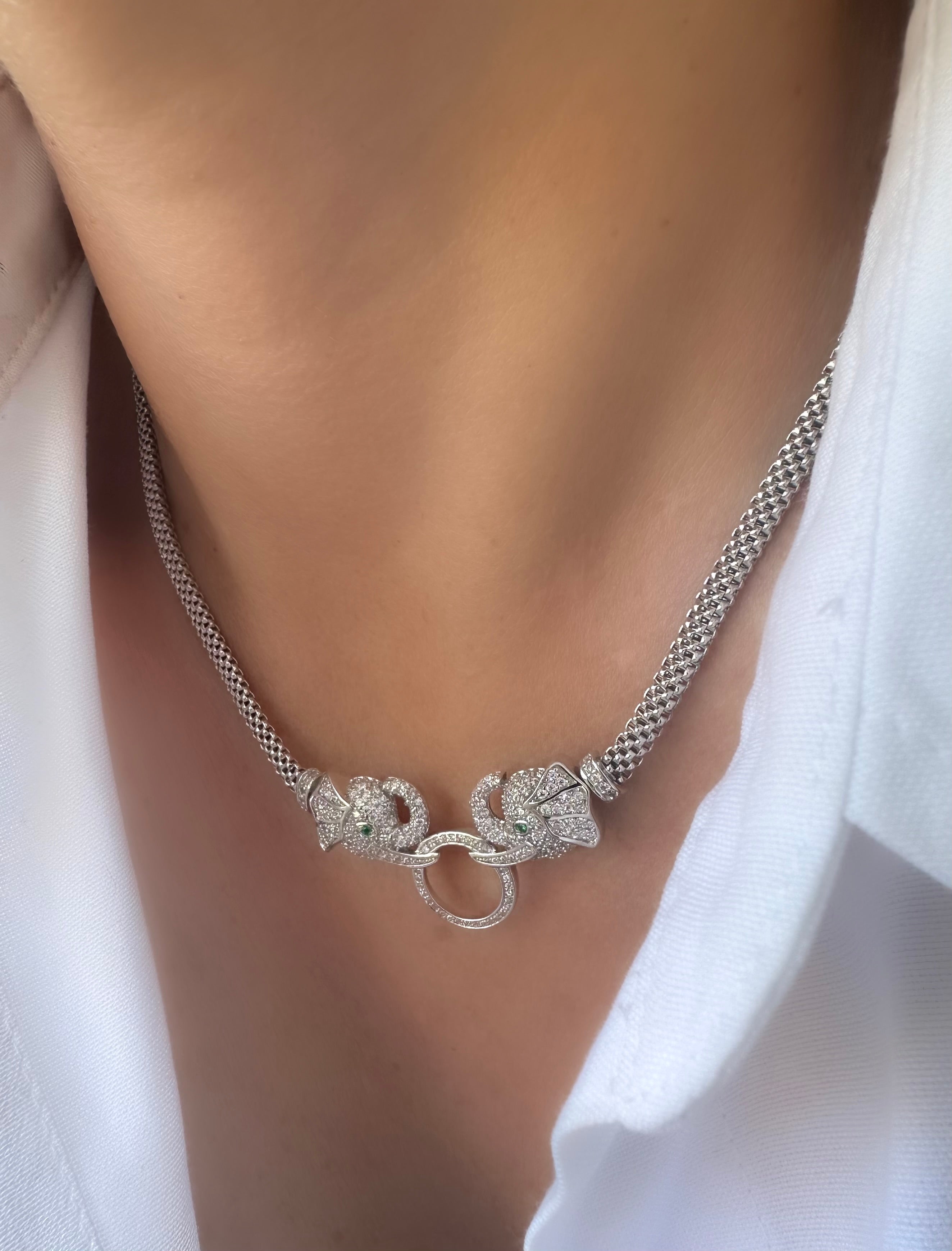 Elephant Necklace (925 Silver)