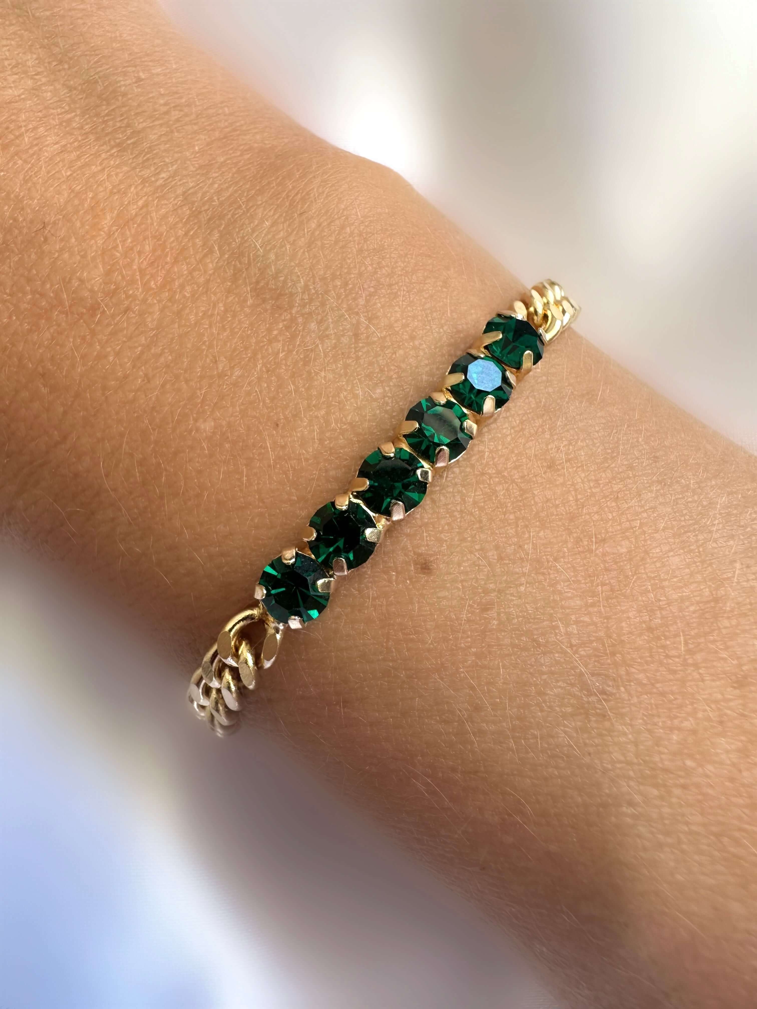 Chain Bombons Bracelet (Green)