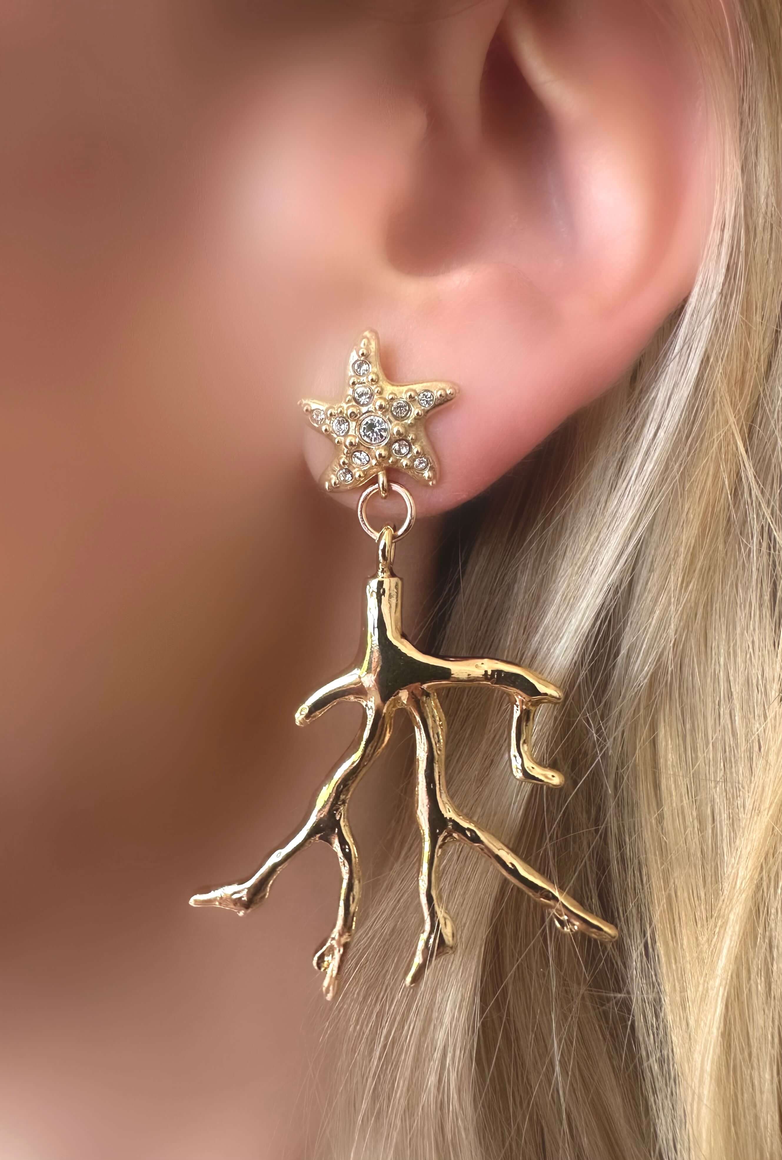 Pendientes Ariel Gold
