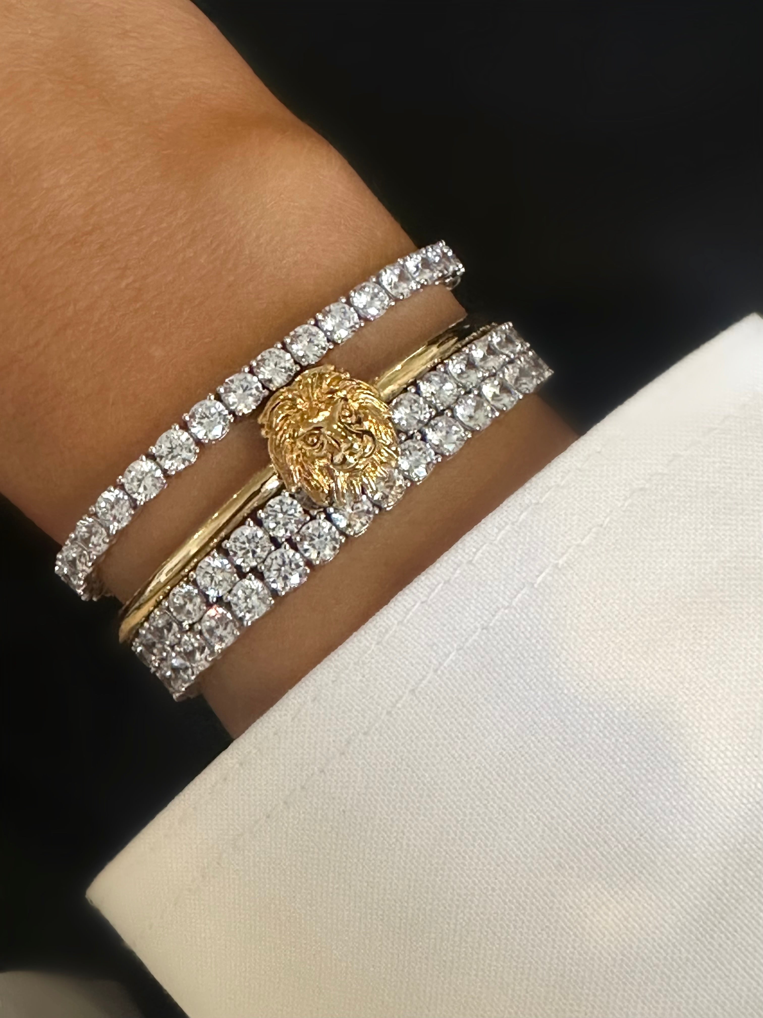 Pulsera Classic Riviere (4mm) (Plata 925)