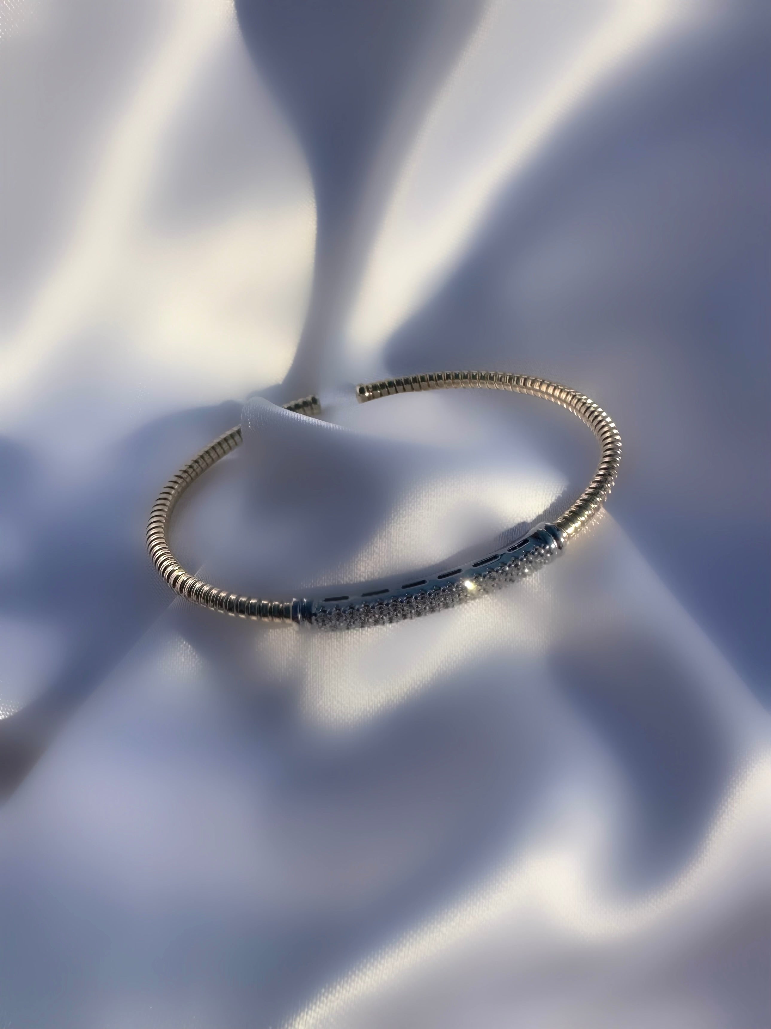 Brazalete Cruise Petite (Plata 925 bañada oro 18k)