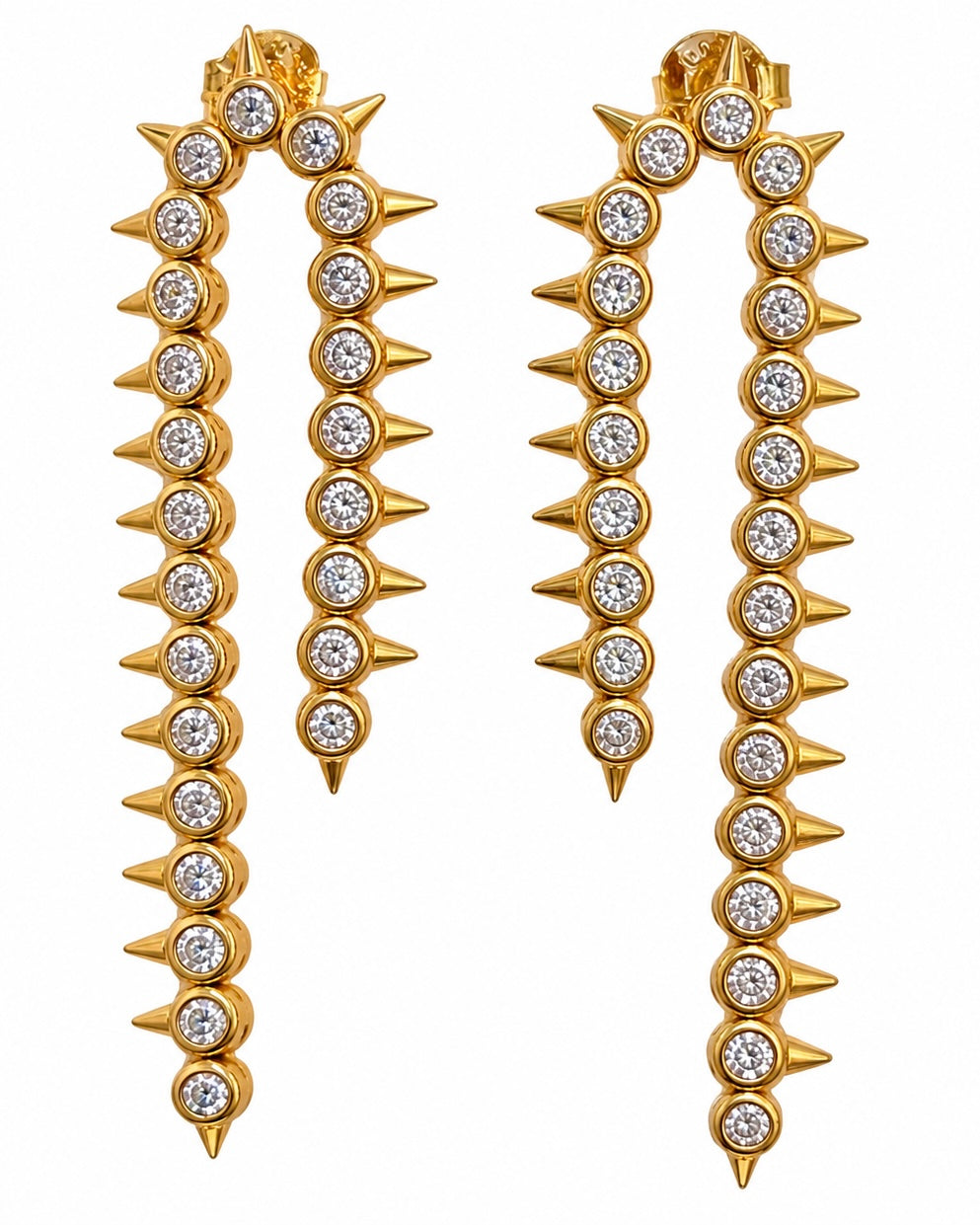 Pendientes Estelle - Plata 925 chapada Oro 18k