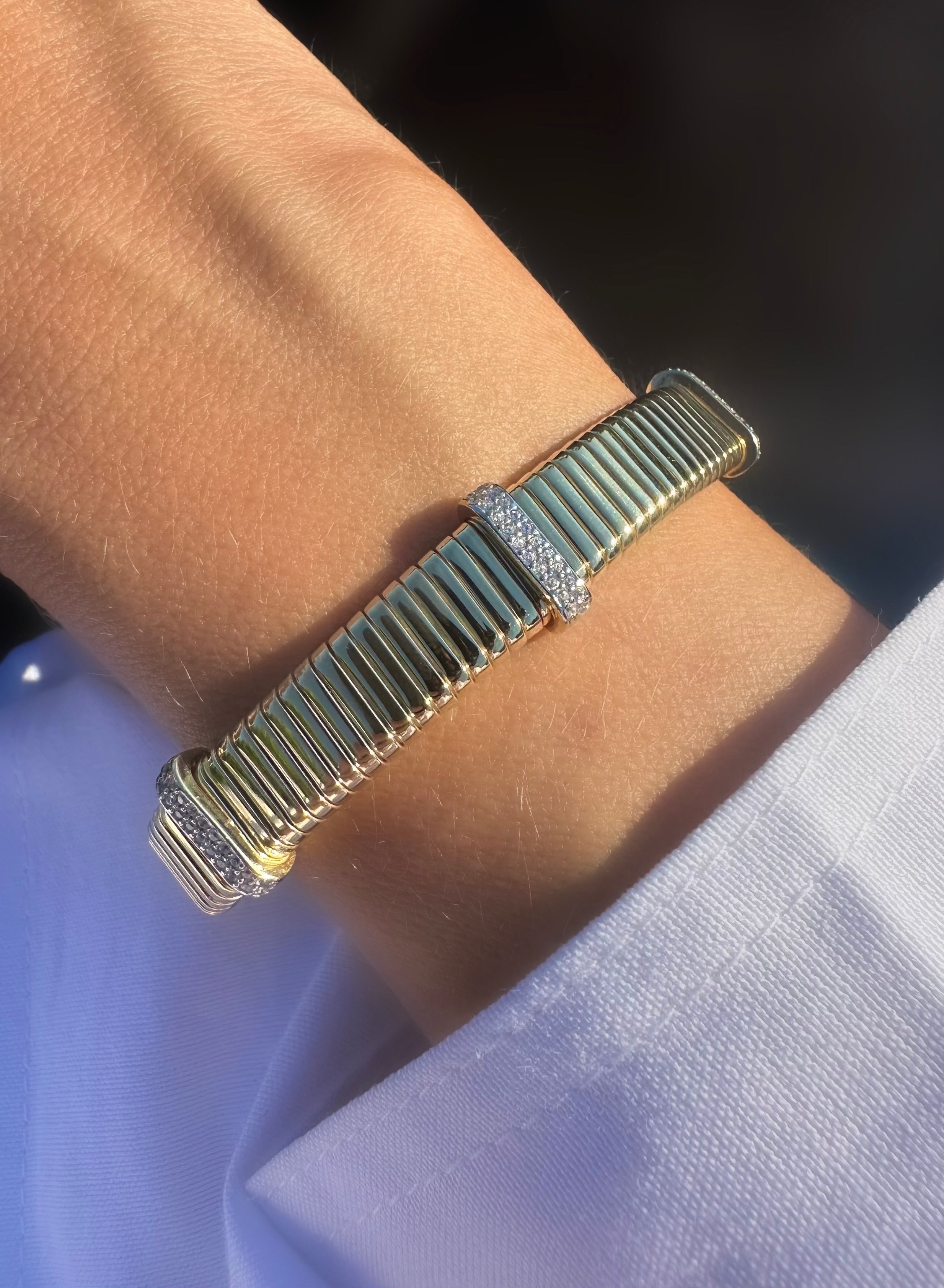 Brazalete Cruise (Plata 925 bañada oro 18k)