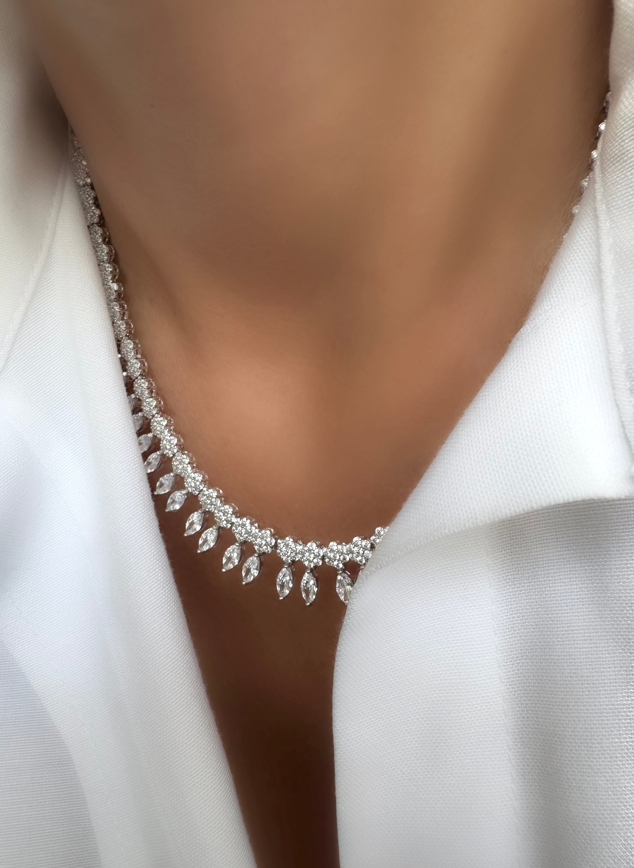 Collier Fleur de Rive (925er Sterlingsilber)