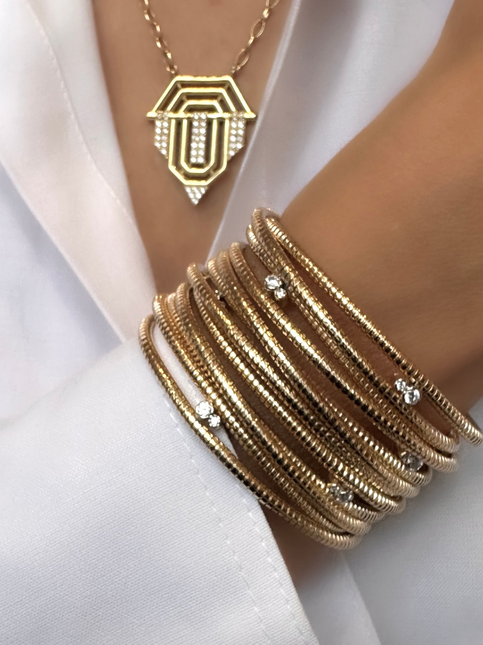 Falcon Bracelet (925 Sterling Silver 24k Goldplated)