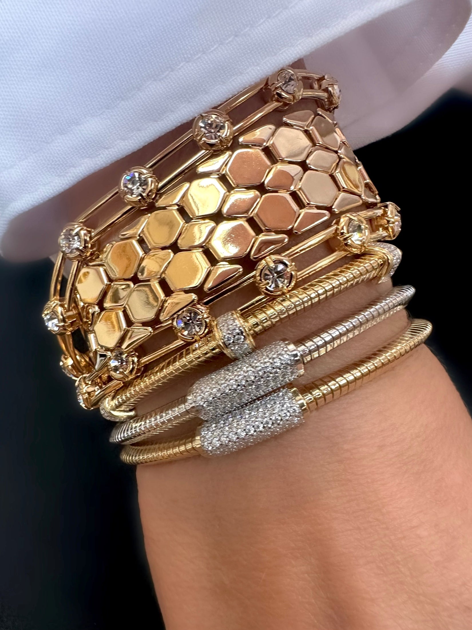 Pulsera Mónaco (White)