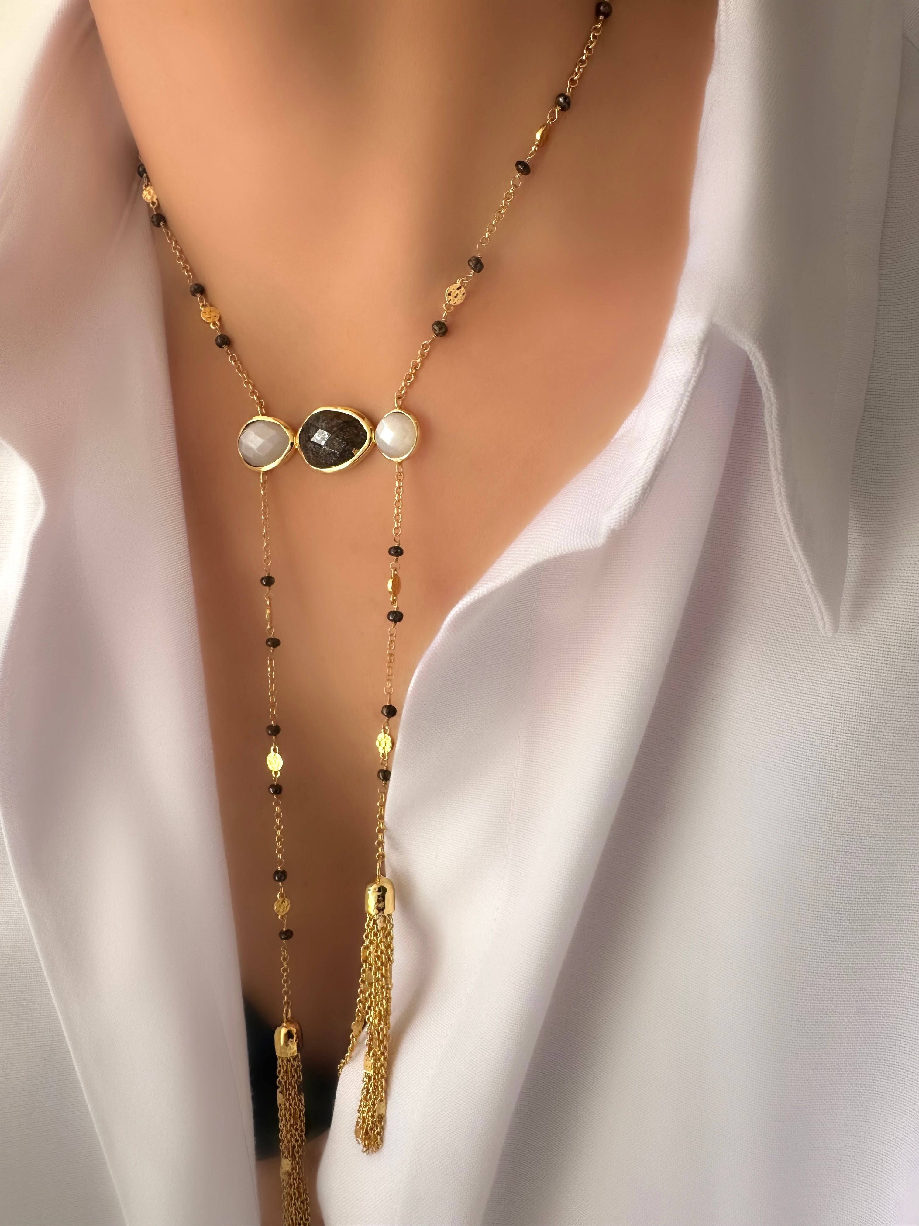 Collar Broche Sunrise (Bronzit y Nácar) (SLS30*)