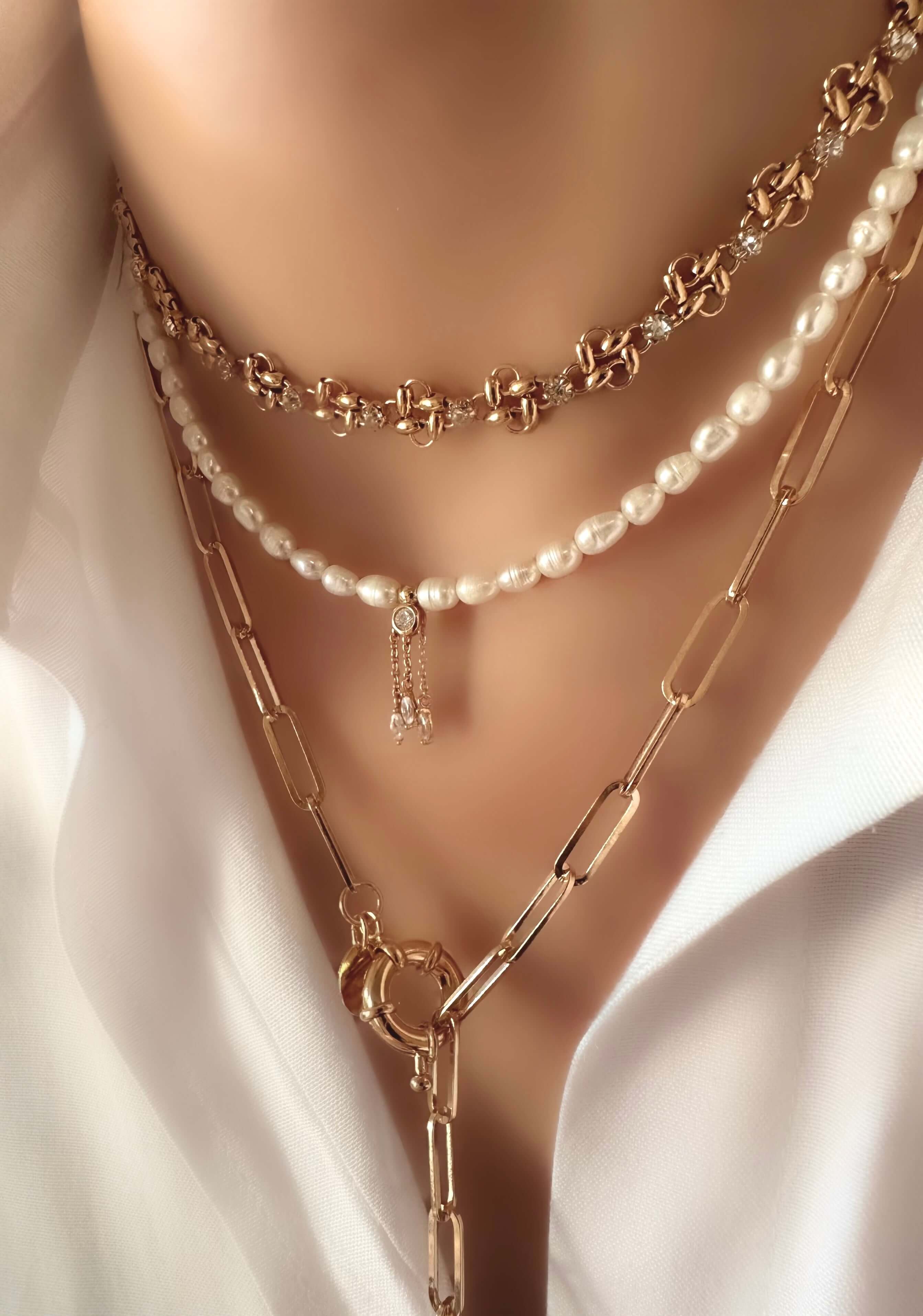 Dolce Pearl Tulipe Halskette