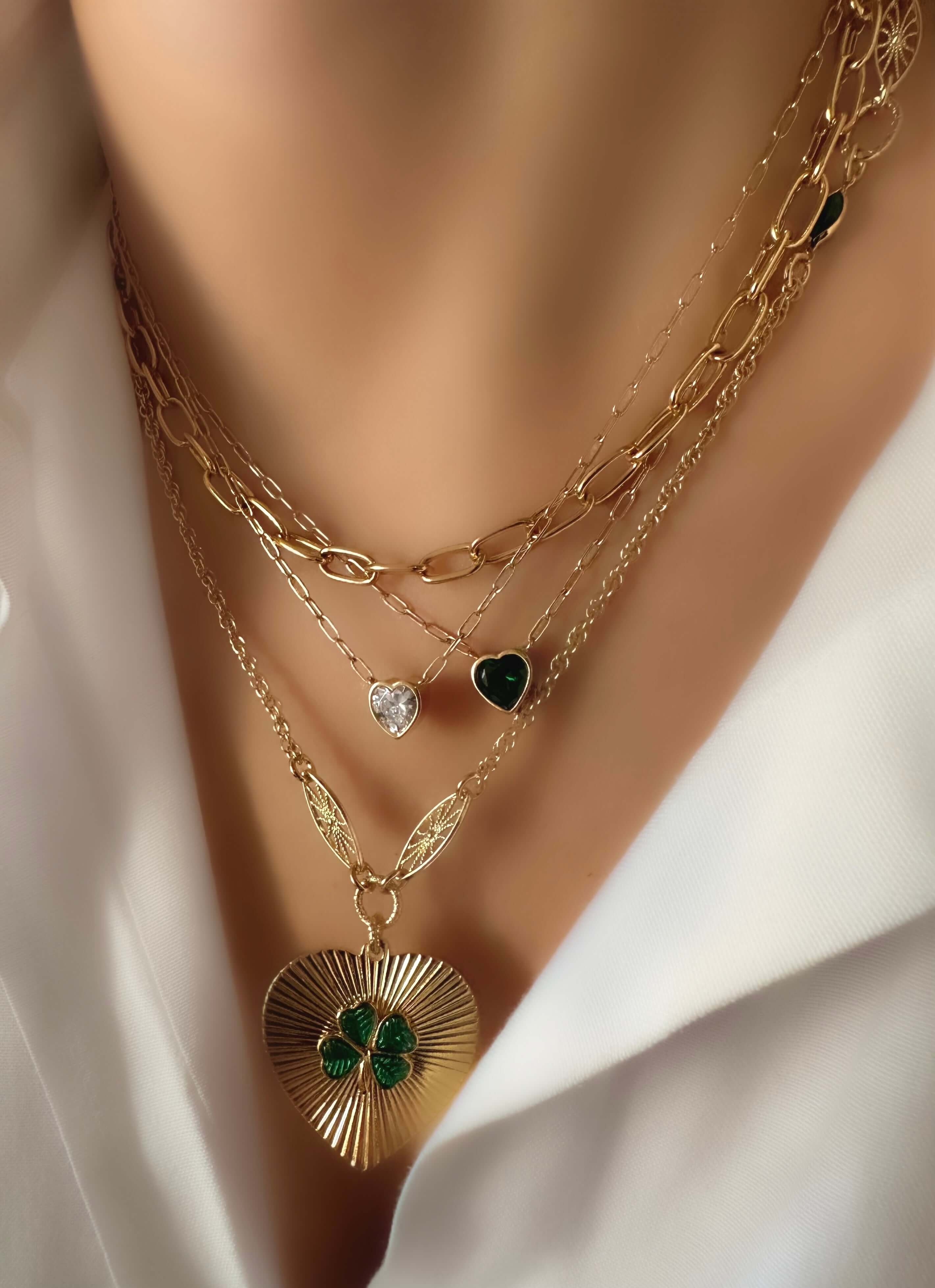 Eternal Love Necklace (Green)