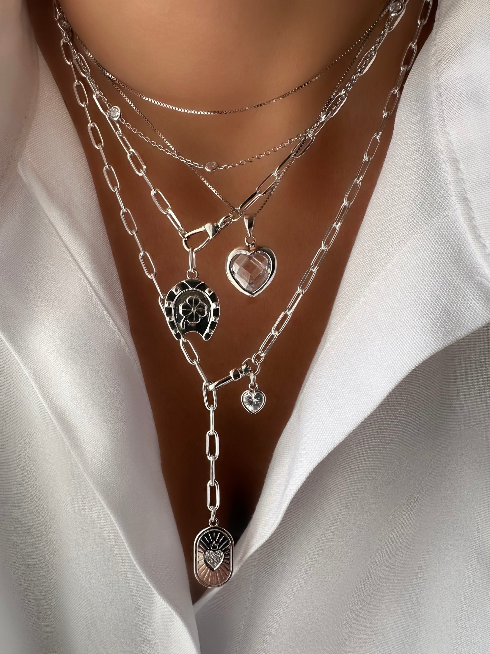 Collar Allure Love Heart (Plata 925)