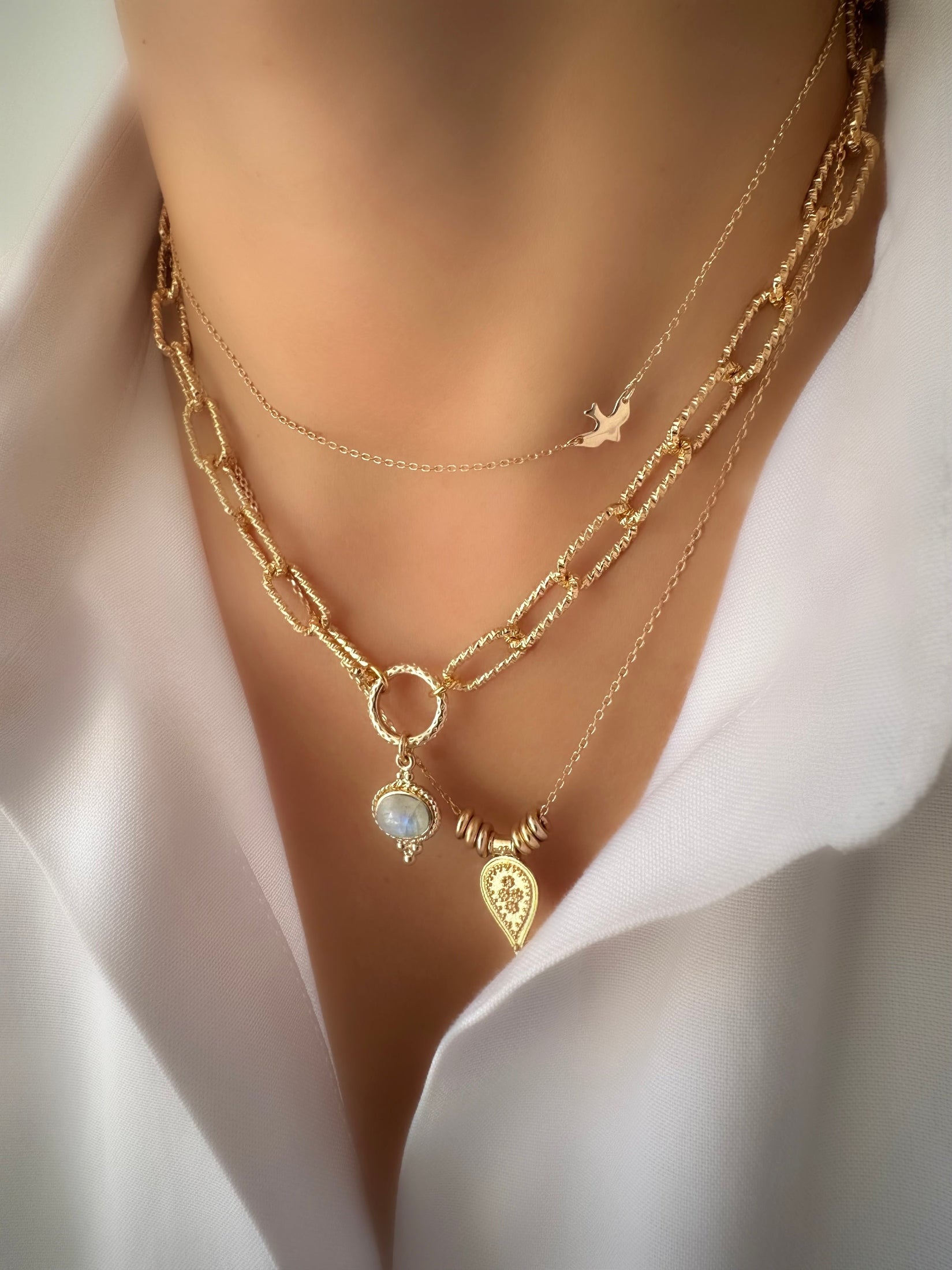 Allure Moonstone II Halskette