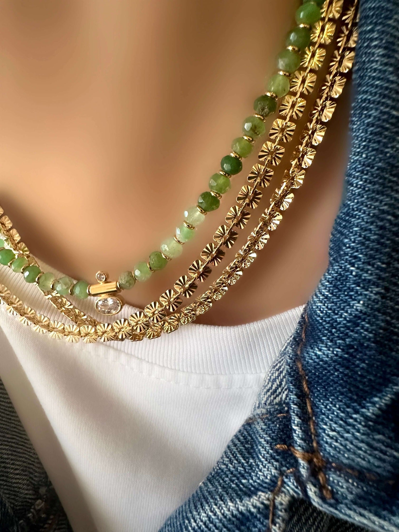 Amandin Aventurin Halskette