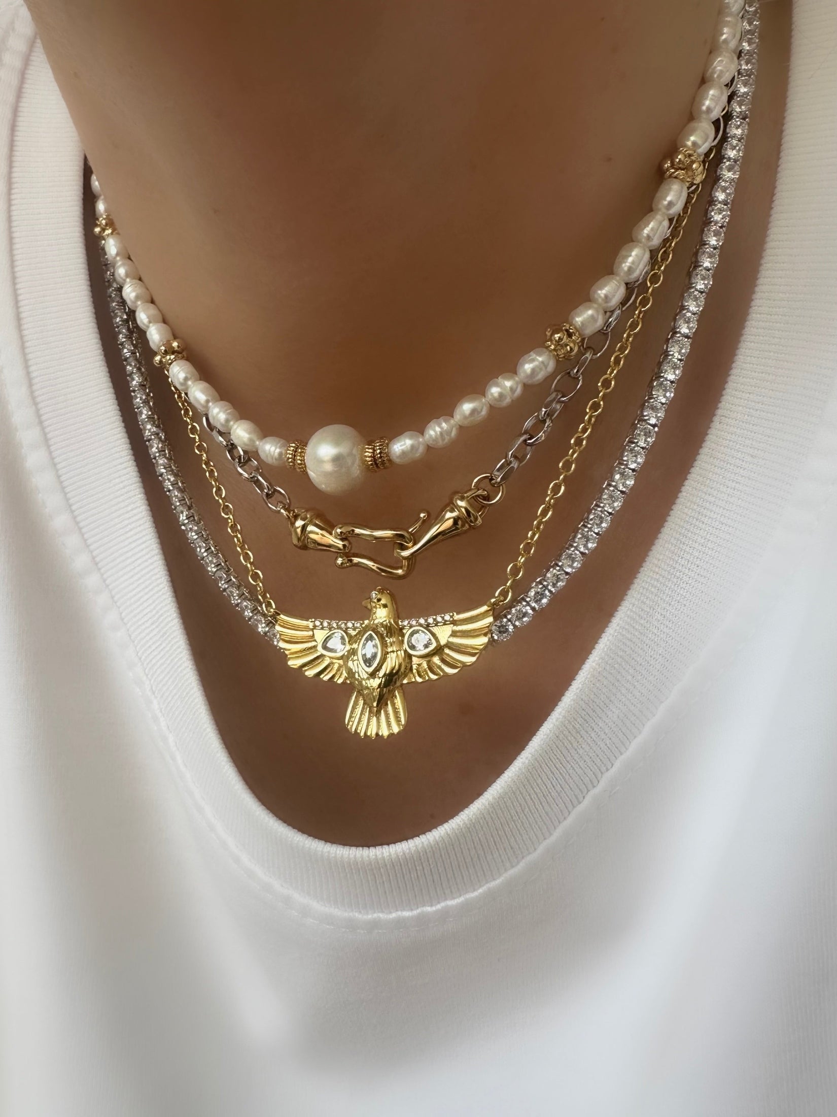 Collar Classic Riviere (3mm) (Plata 925)