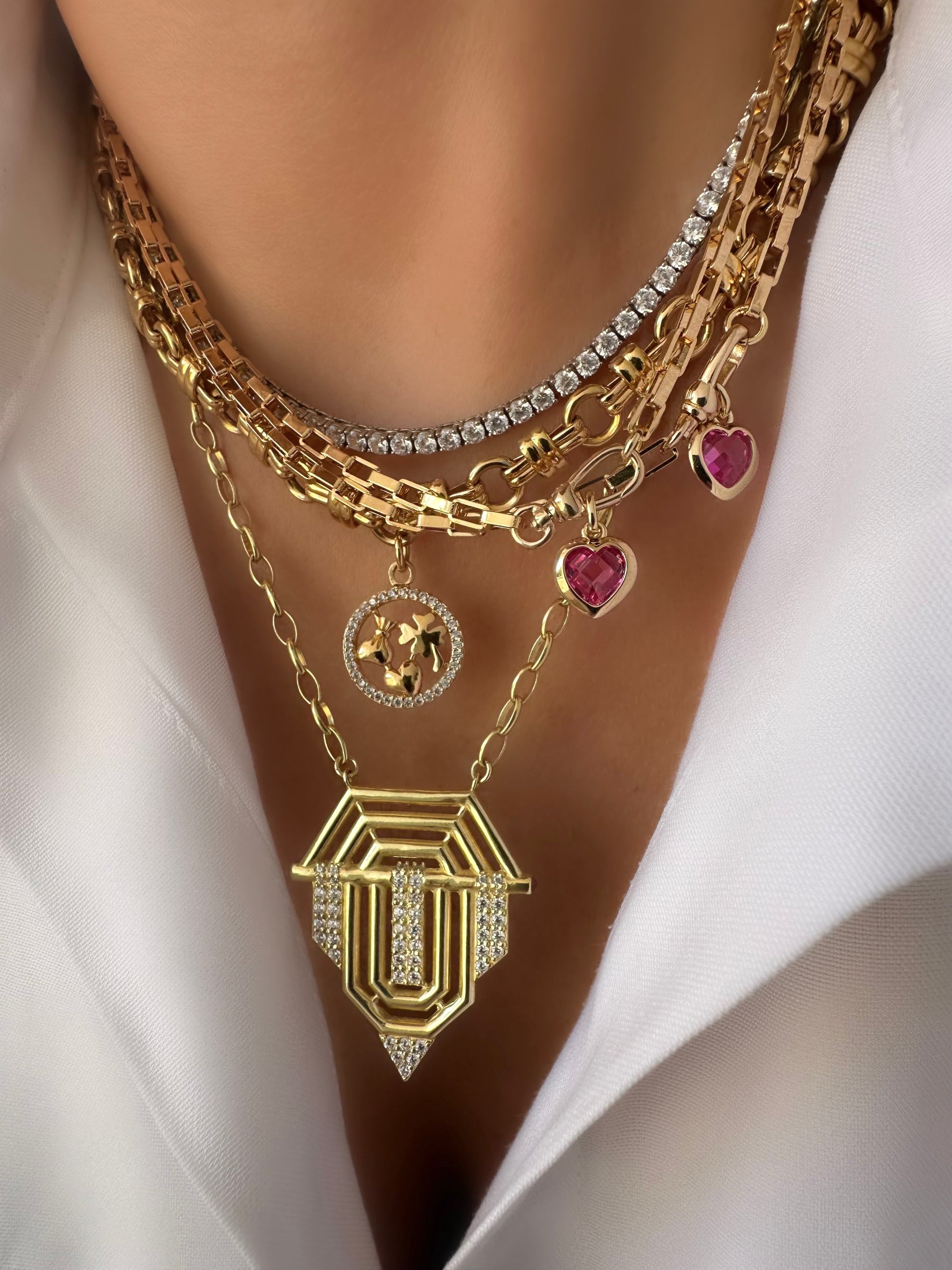 Collar Allure Serenity (Oro Vermeil)