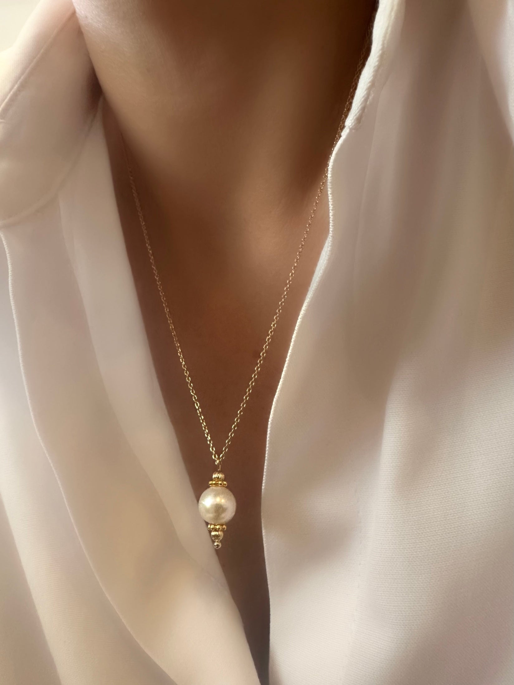 Dolce Pearl Nude Halskette