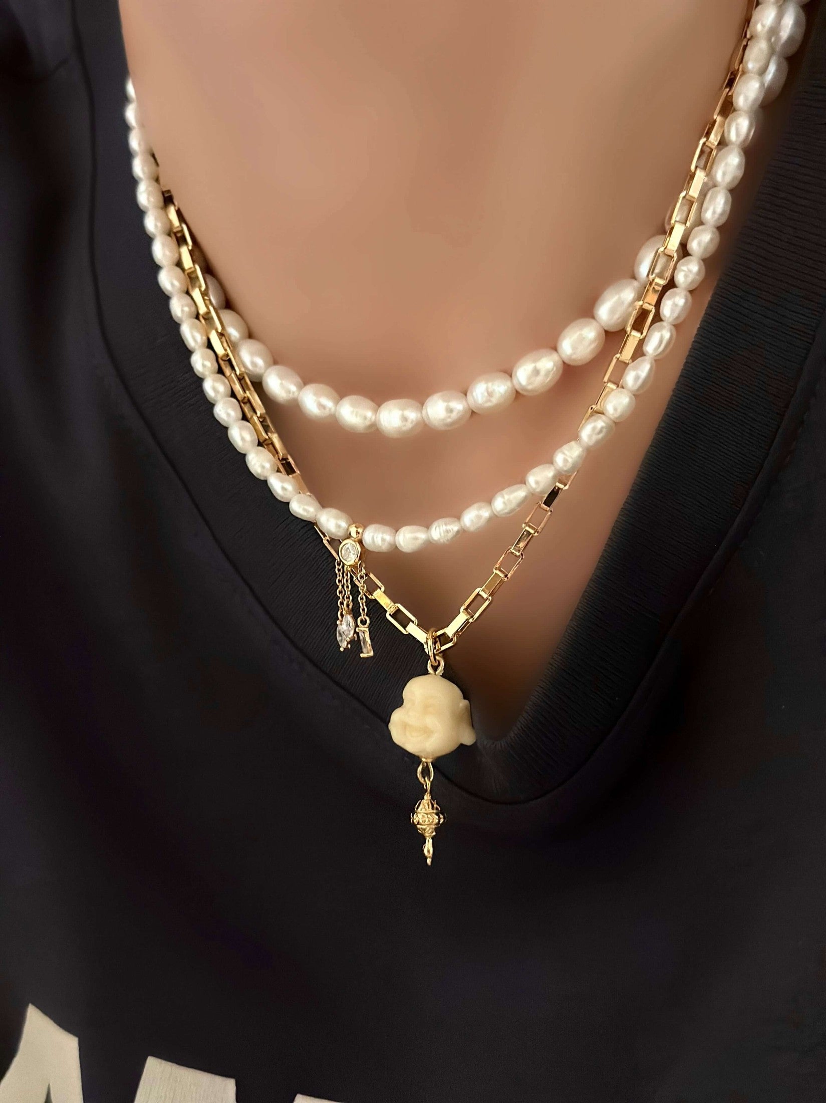 Dolce Pearl Tulipe Halskette