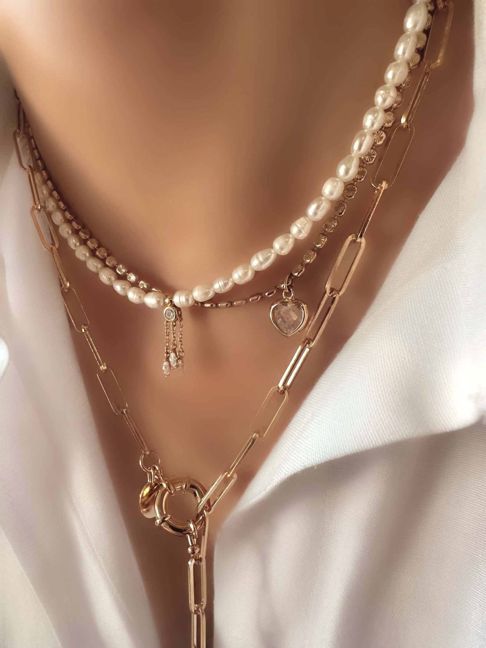 Dolce Pearl Tulipe Halskette