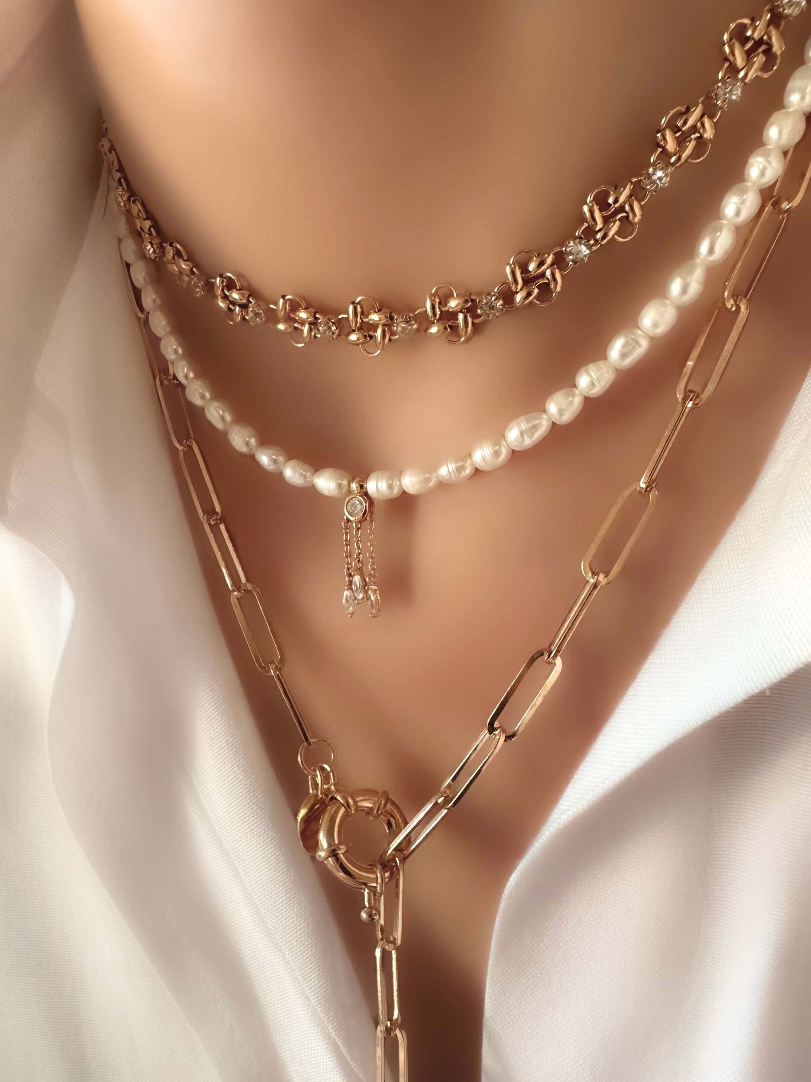 Dolce Pearl Tulipe Halskette