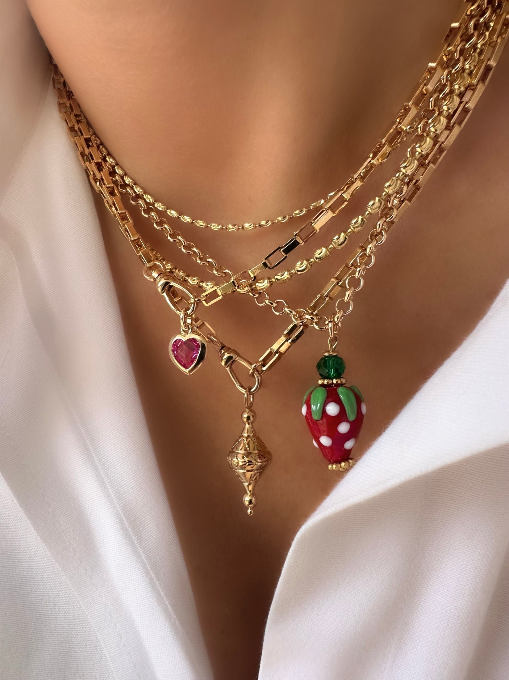 Halskette Strawberry