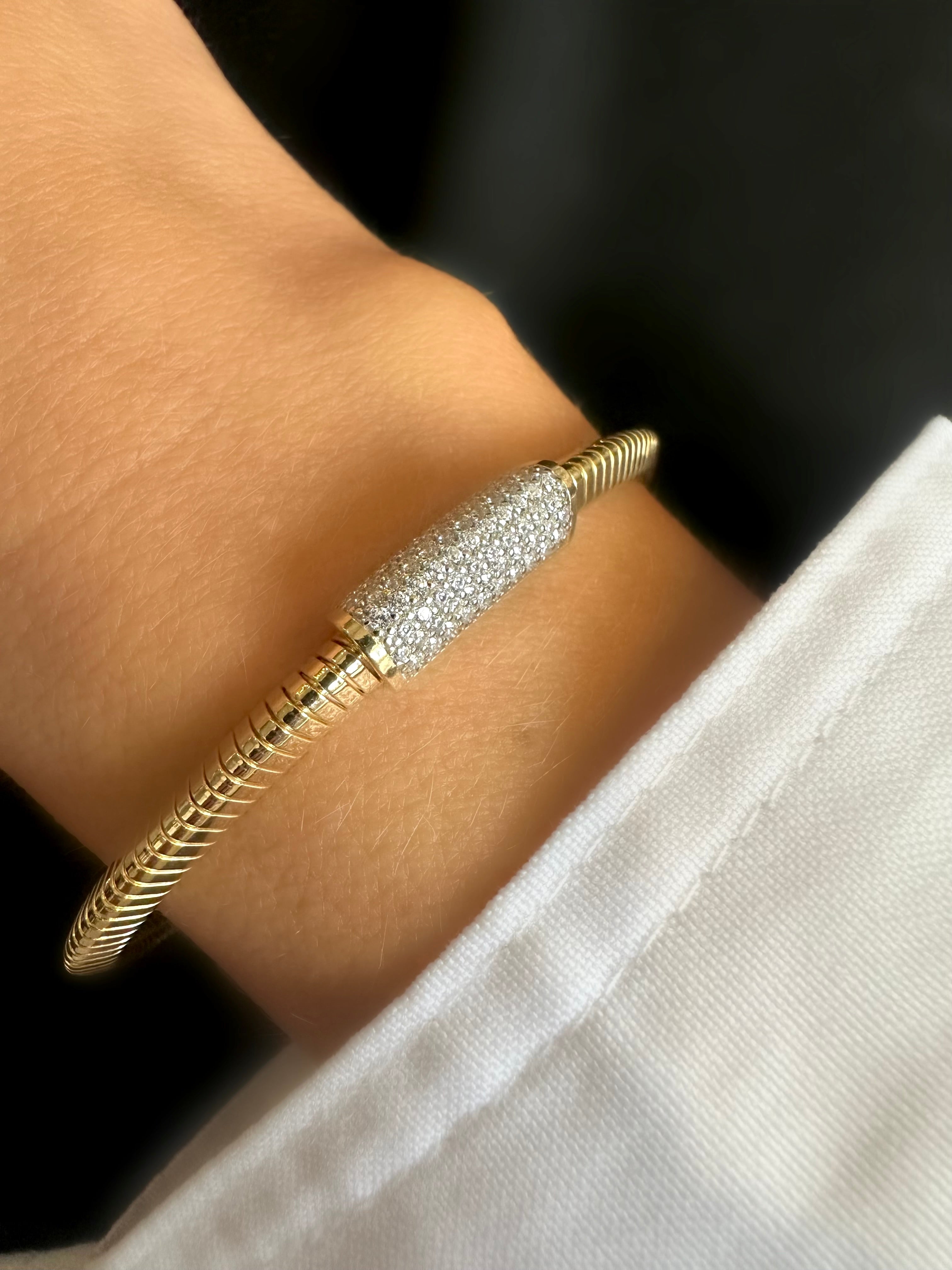 Brazalete Cruise Senior (Plata 925 bañada Oro 18k)