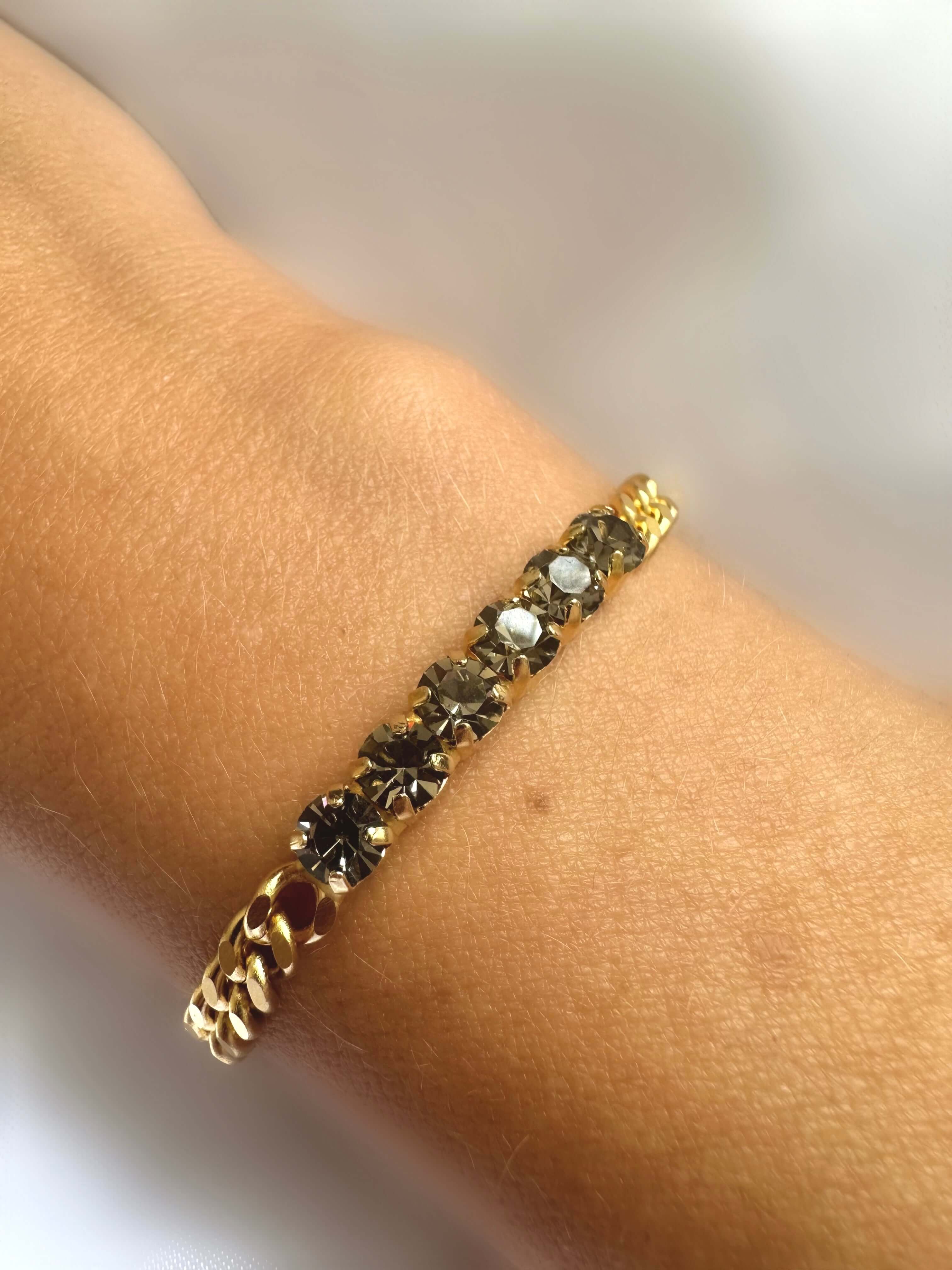 Pulsera Chain Bombons (Gris)