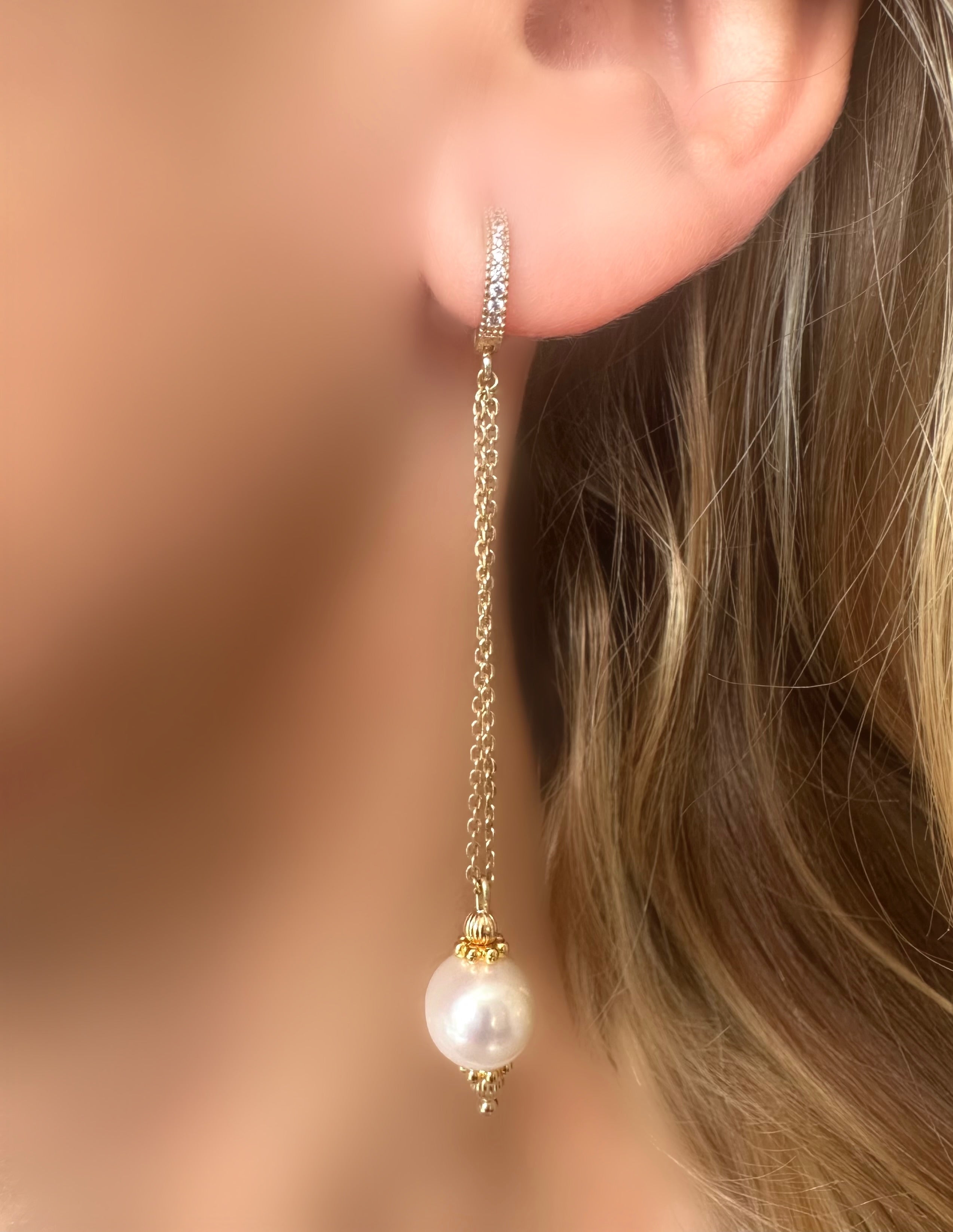 Dolce Pearl Nude Earrings