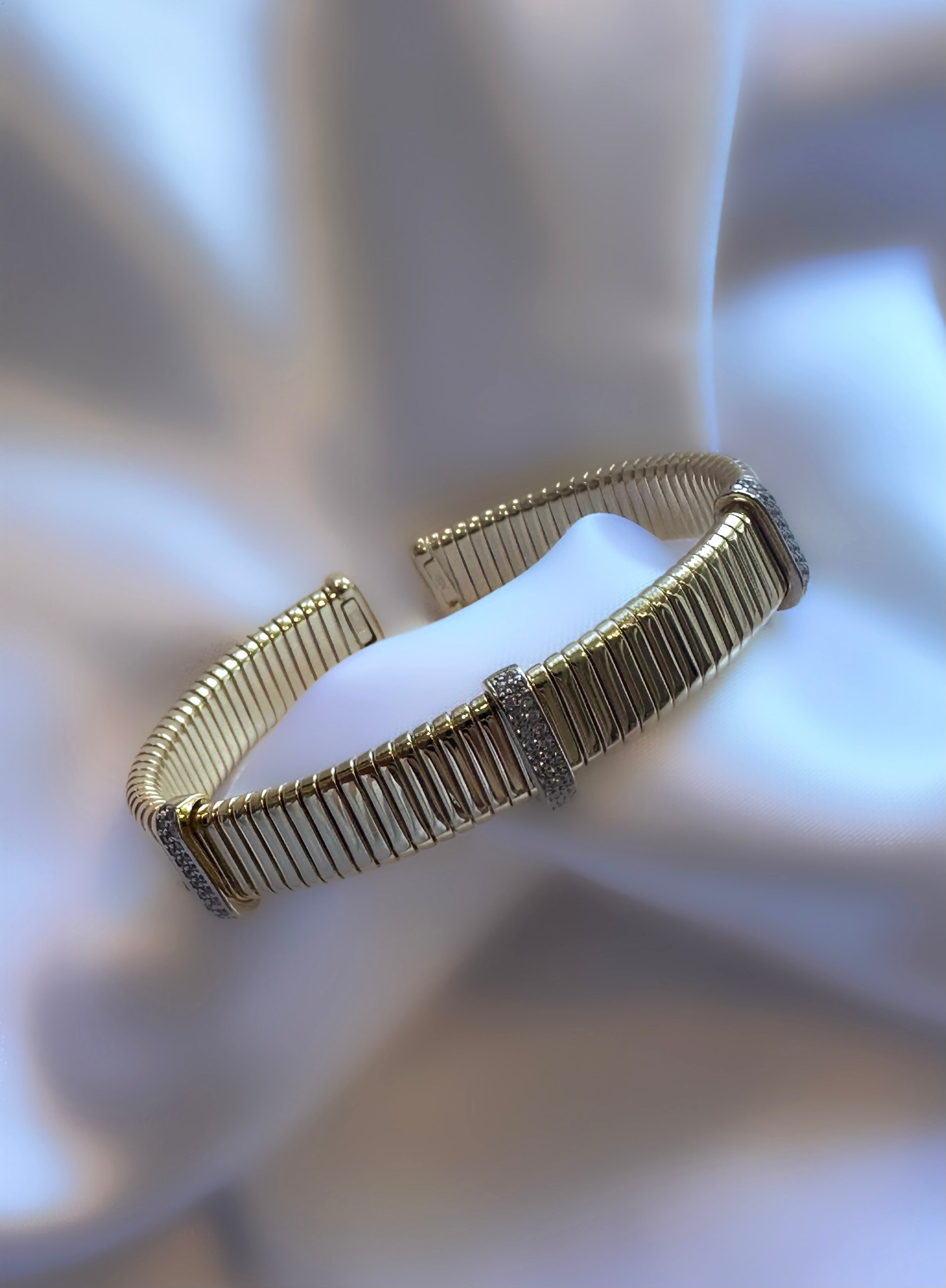 Brazalete Cruise (Plata 925 bañada oro 18k)