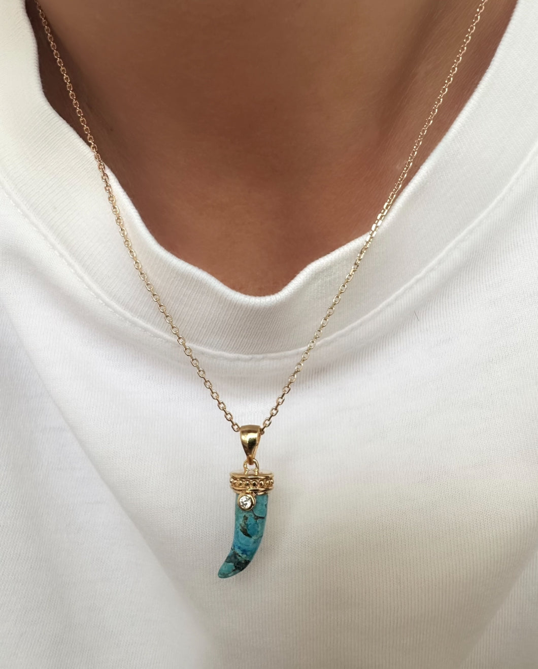 Siracusa Petite Necklace (Turquoise)