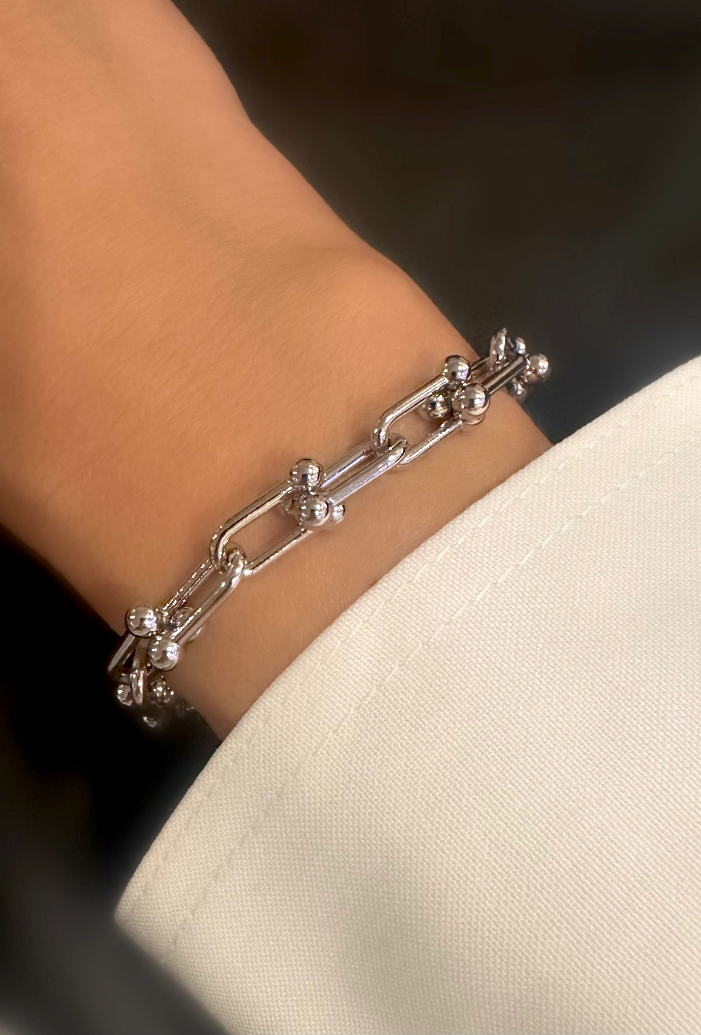 Pulsera Amber (Baño de Plata)