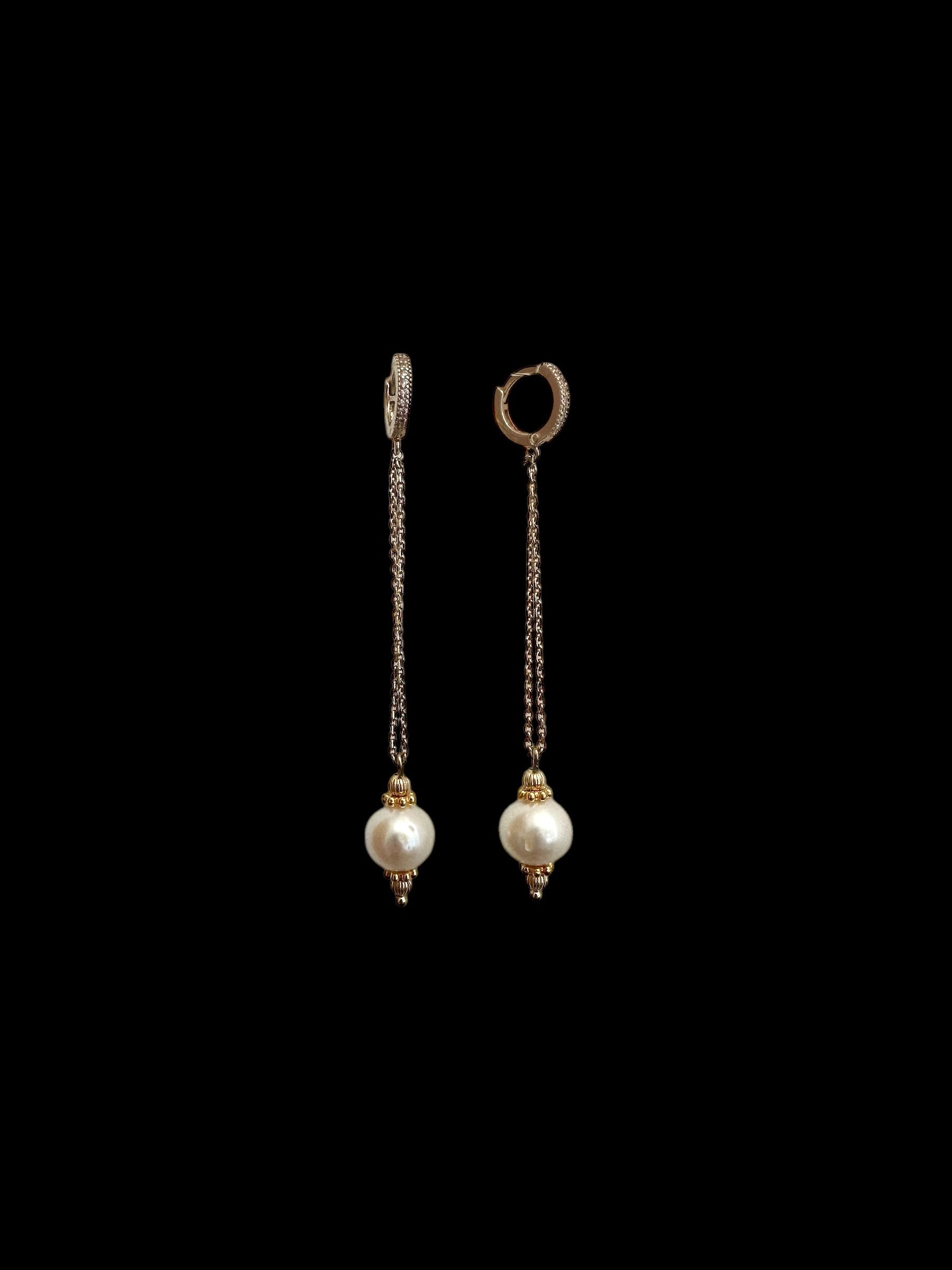 Dolce Pearl Nude Earrings