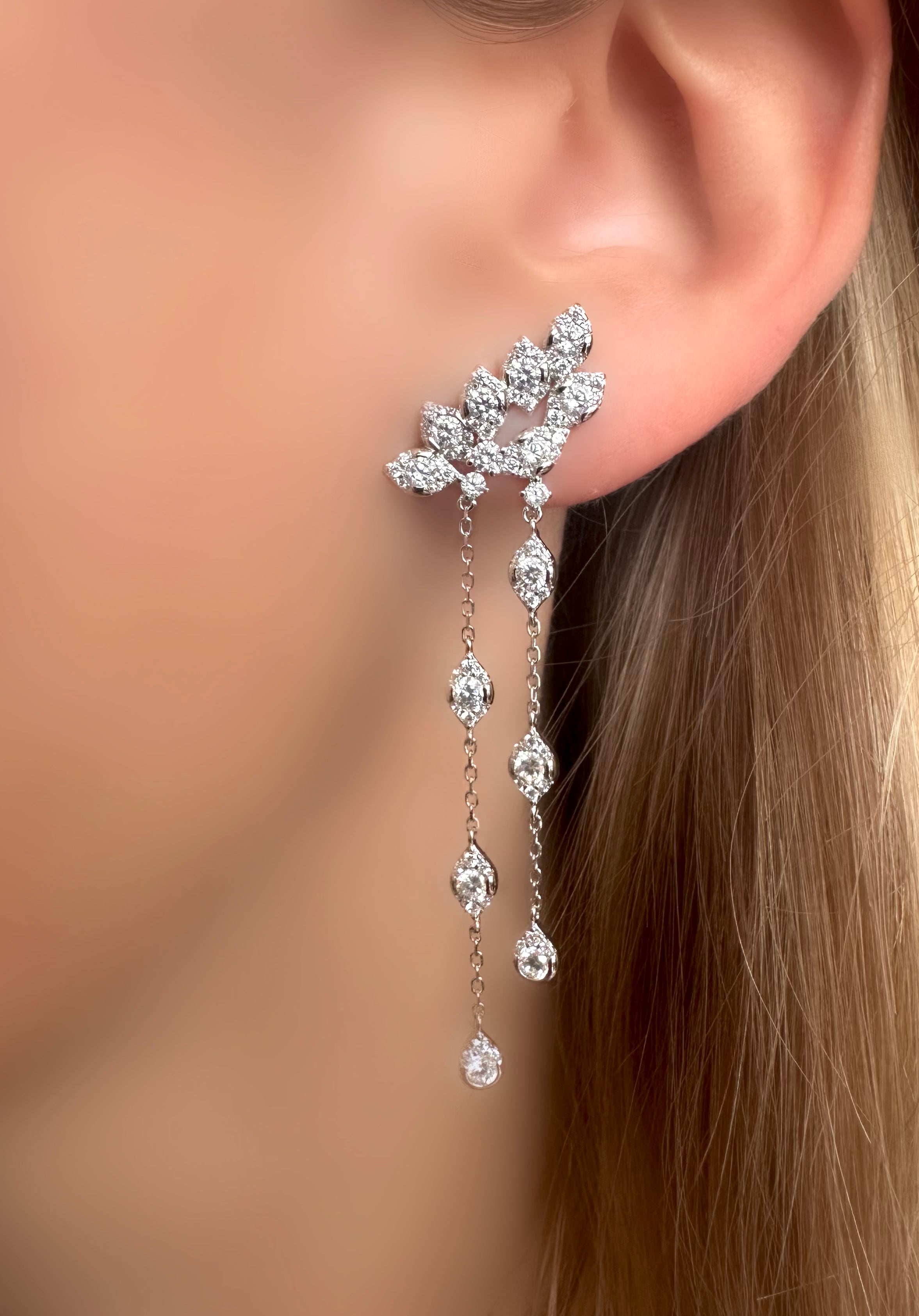 Bride Earrings (Silver 925)