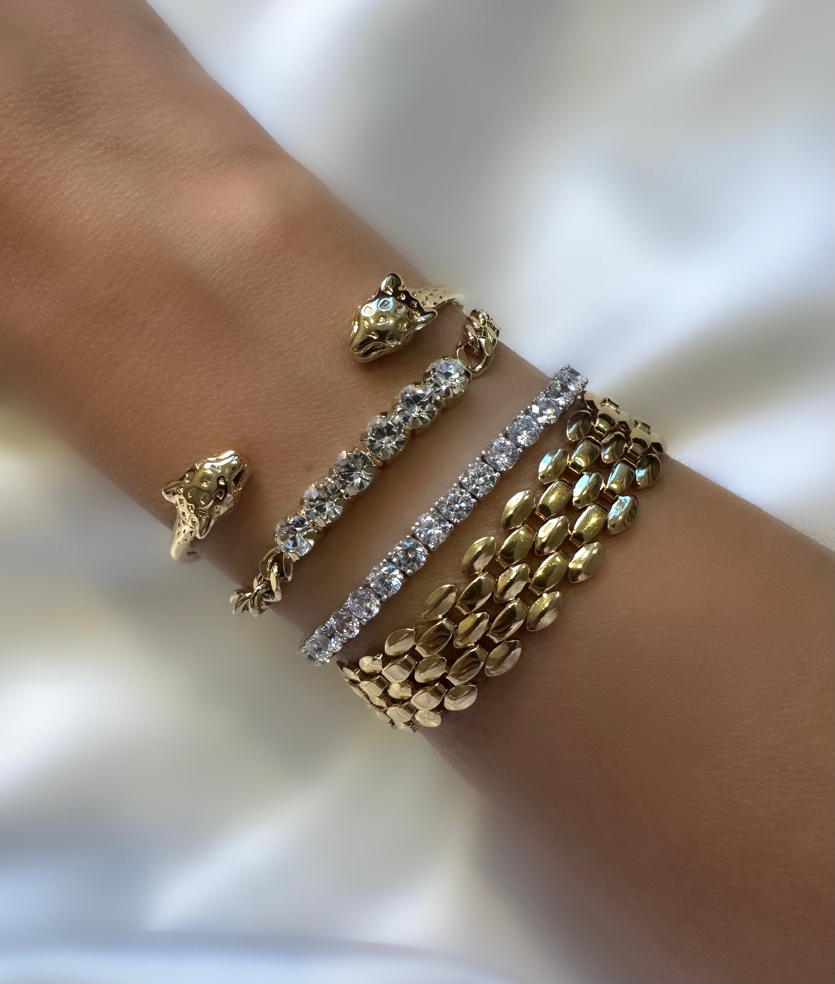 Pulsera Classic Riviere (4mm) (Plata 925)