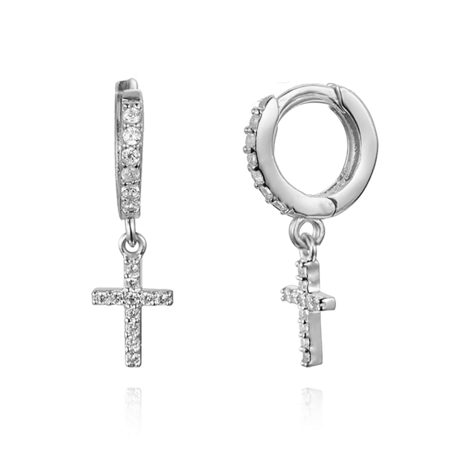 Cruz Circ Earring (Sterling Silver)