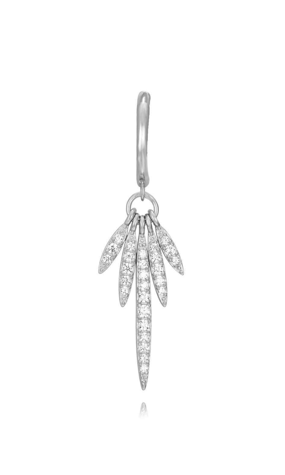 Lux Royal Feather Earring (925 Silver)