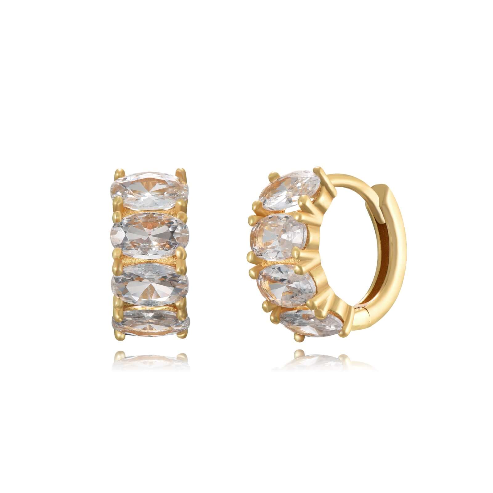 Le Marshand® - Joyería en plata 925, chapado en Oro 24K - Arito Eggys (Plata bañada oro) - Diseños propios - Brazaletes, pulseras, collares y pendientes - Joyería online - Mallorca