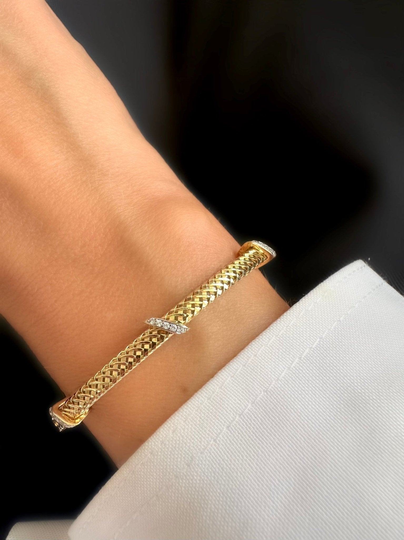 Brazalete Cruise Royal (Plata 925 bañada Oro 24k) - LE MARSHAND™