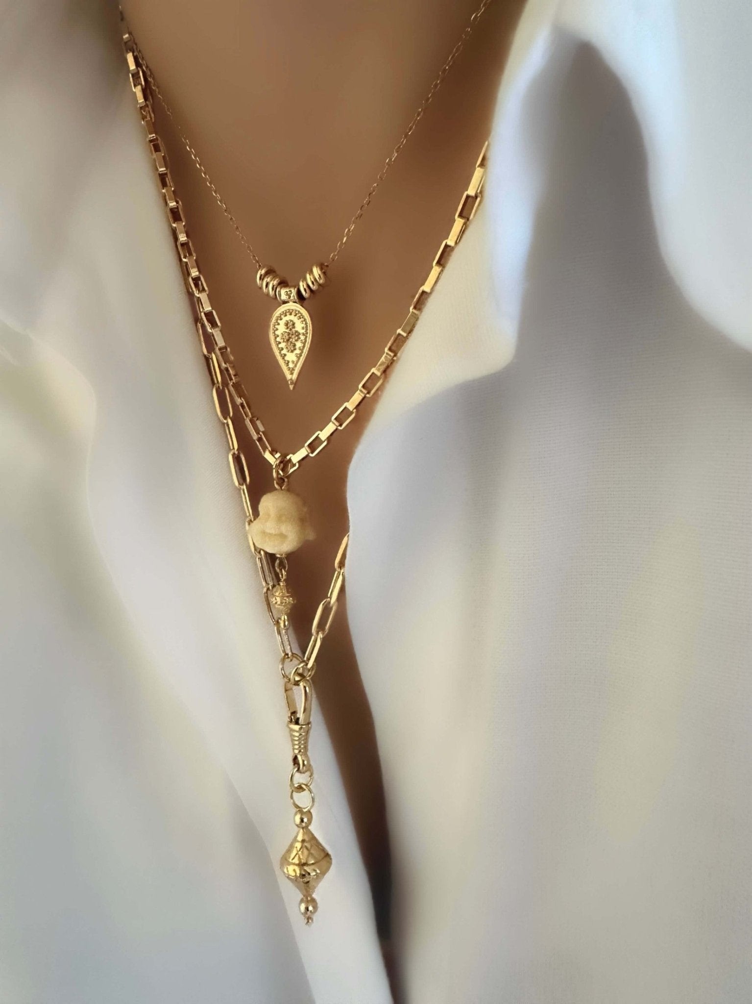 Collar Allure Cono Tibet Long - LE MARSHAND™