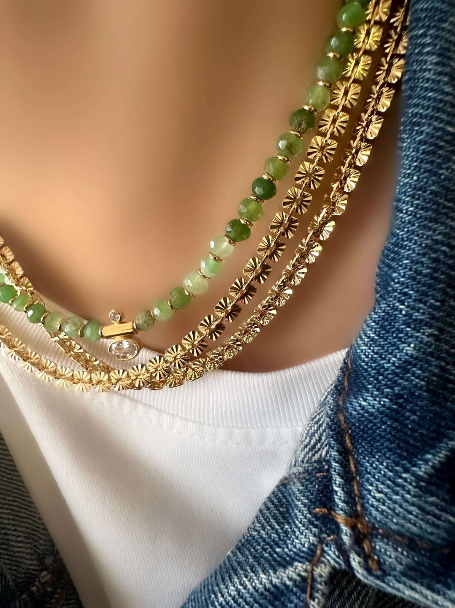 Collar Amandine Aventurina - LE MARSHAND™