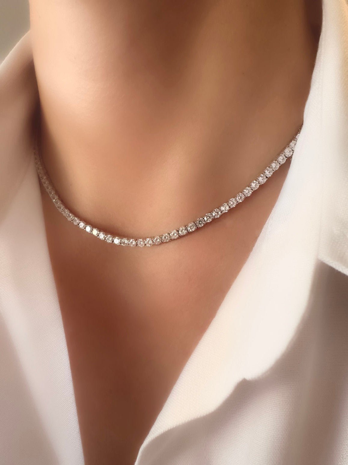 Collar Classic Riviere (3mm) (Plata 925) - LE MARSHAND™