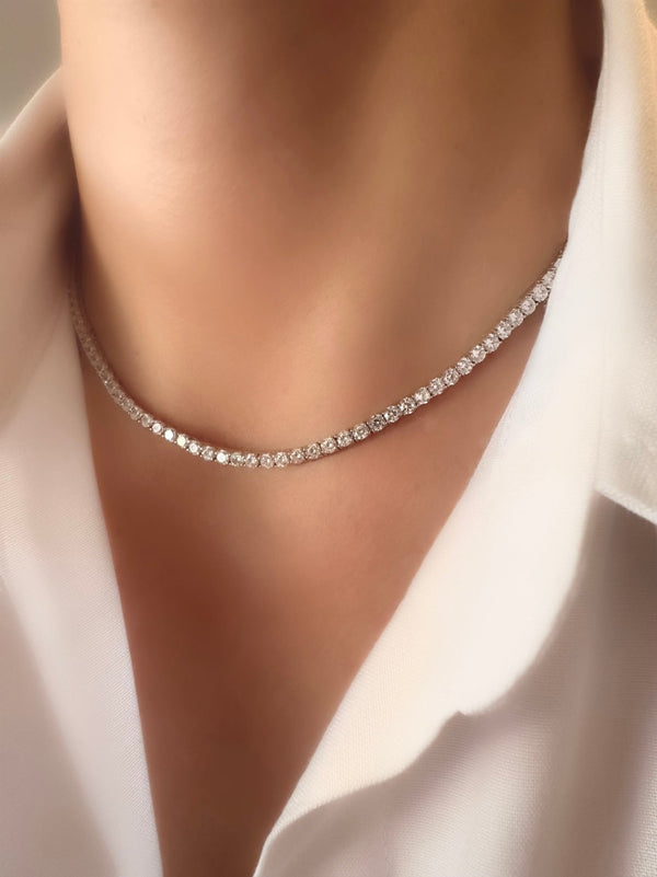 Collar Classic Riviere (3mm) (Plata 925) - LE MARSHAND™