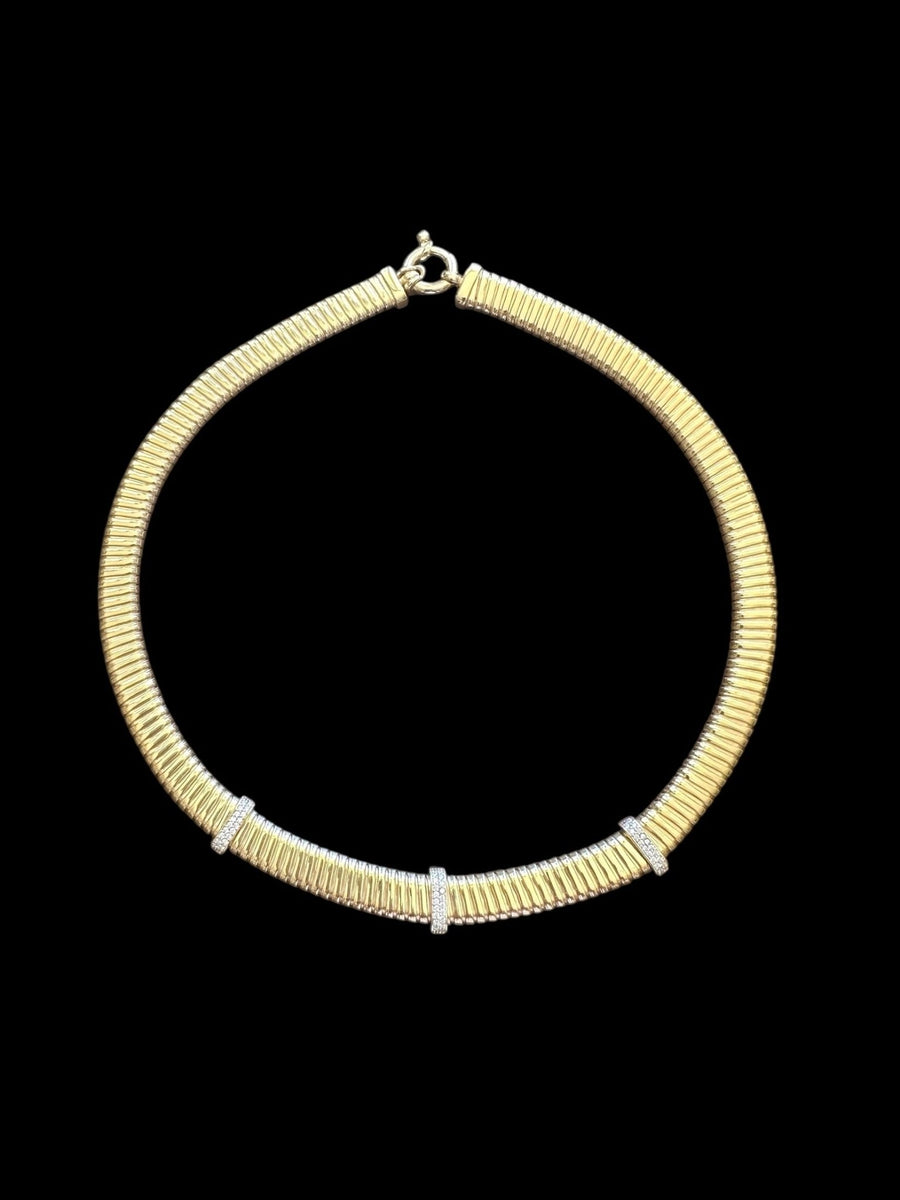 Collar Cruise (Plata 925 bañada oro 18k) - LE MARSHAND™