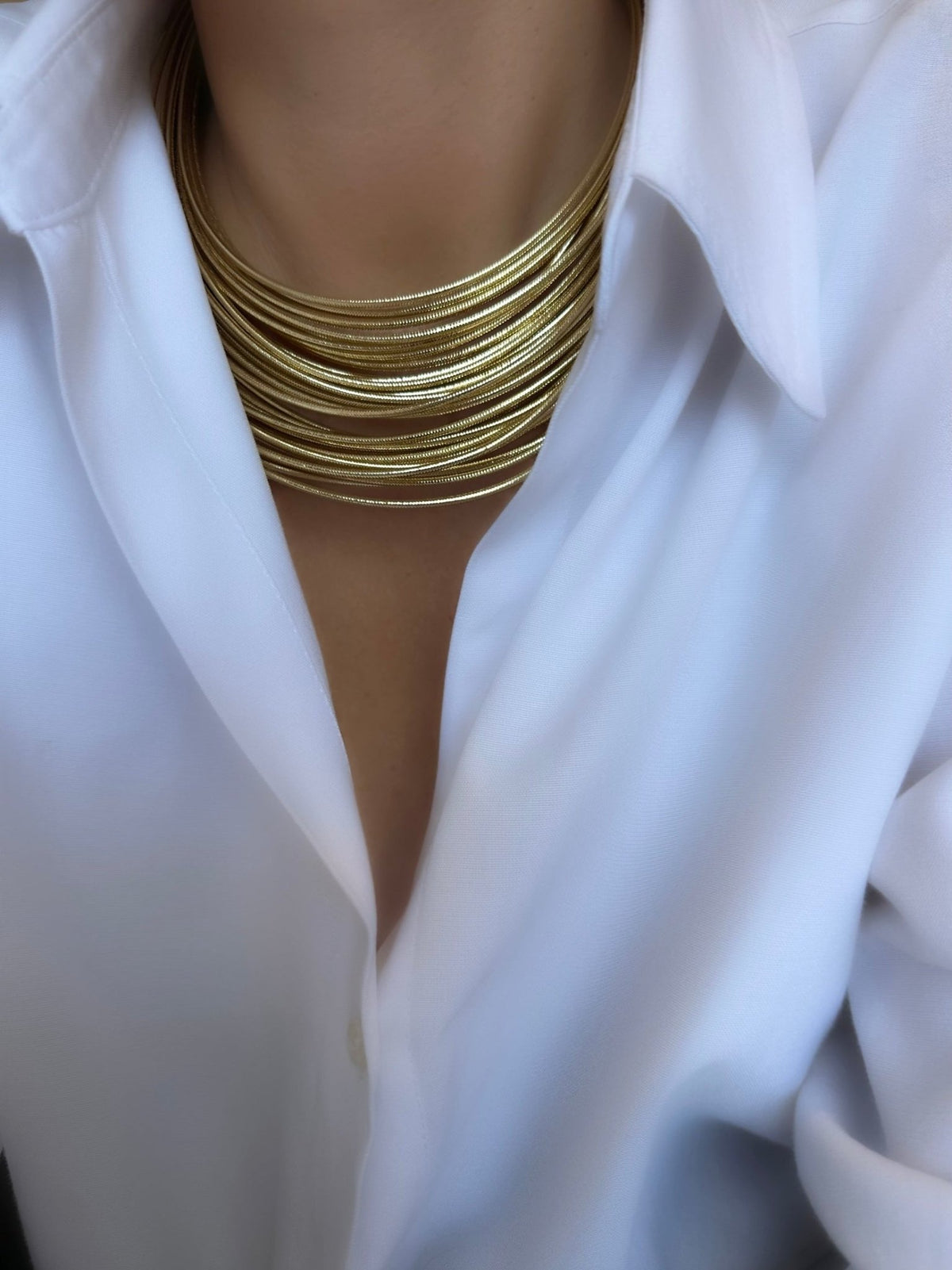 Collar Dinastía (Plata 925 bañada en Oro 18k) - LE MARSHAND™
