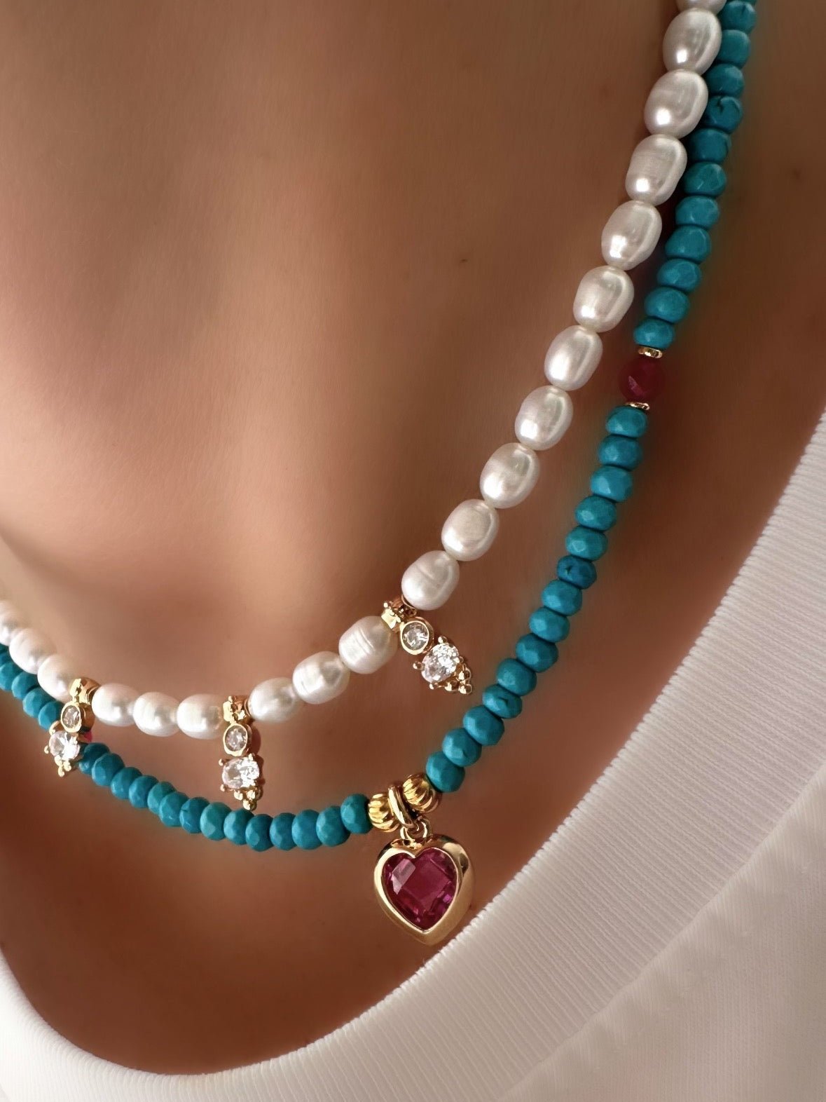 Collar Dolce Pearl Silvy - LE MARSHAND™