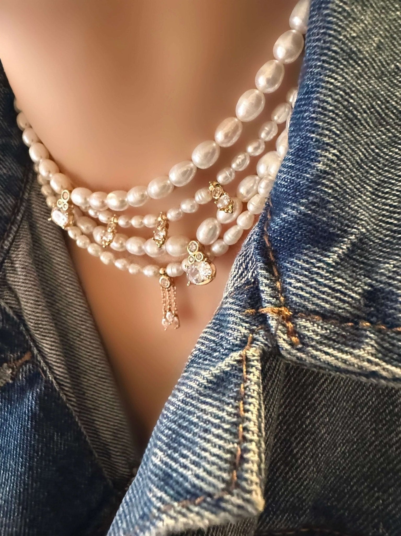 Collar Dolce Pearl Tulipe - LE MARSHAND™