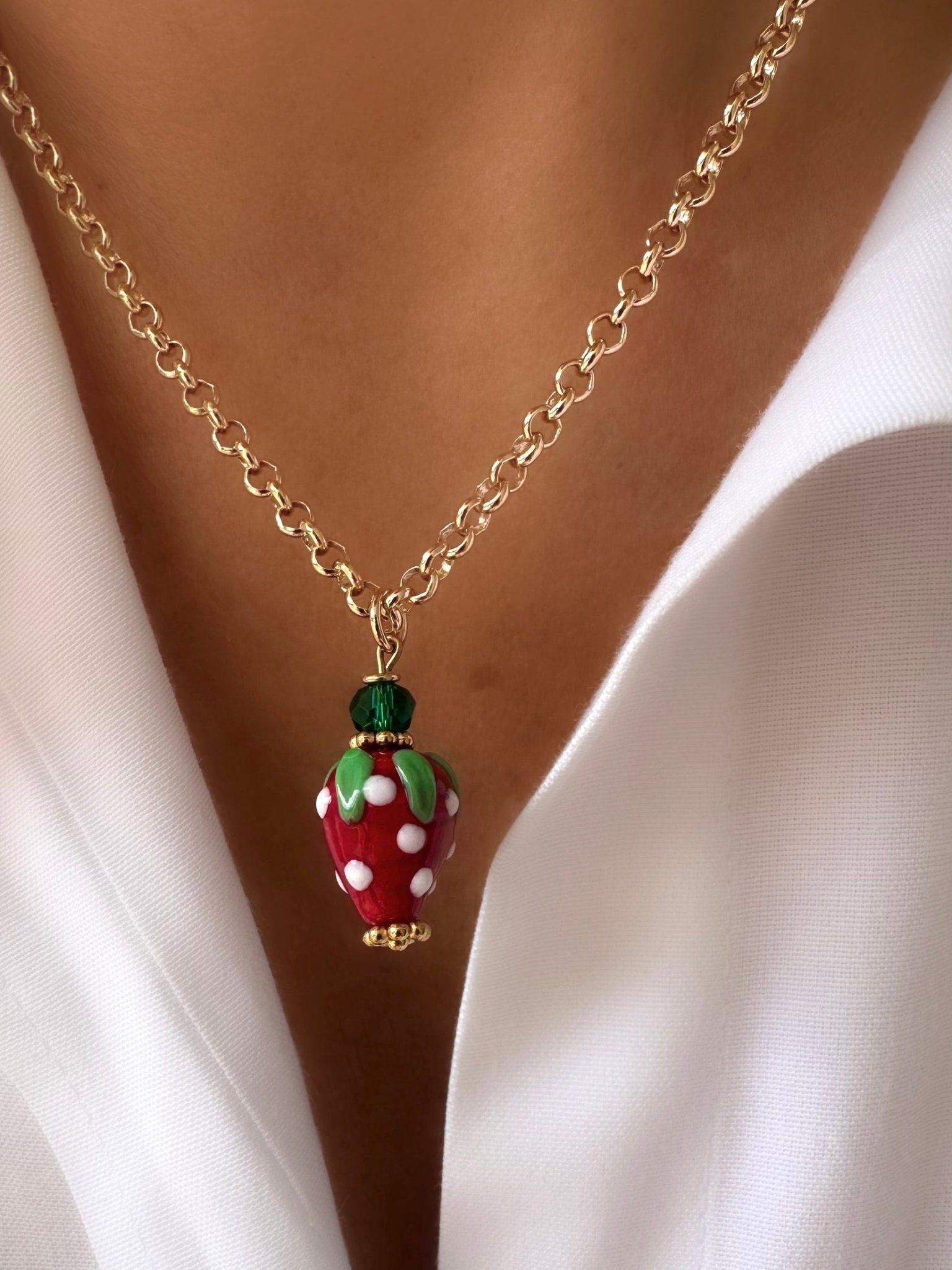 Collar Fresa - LE MARSHAND™