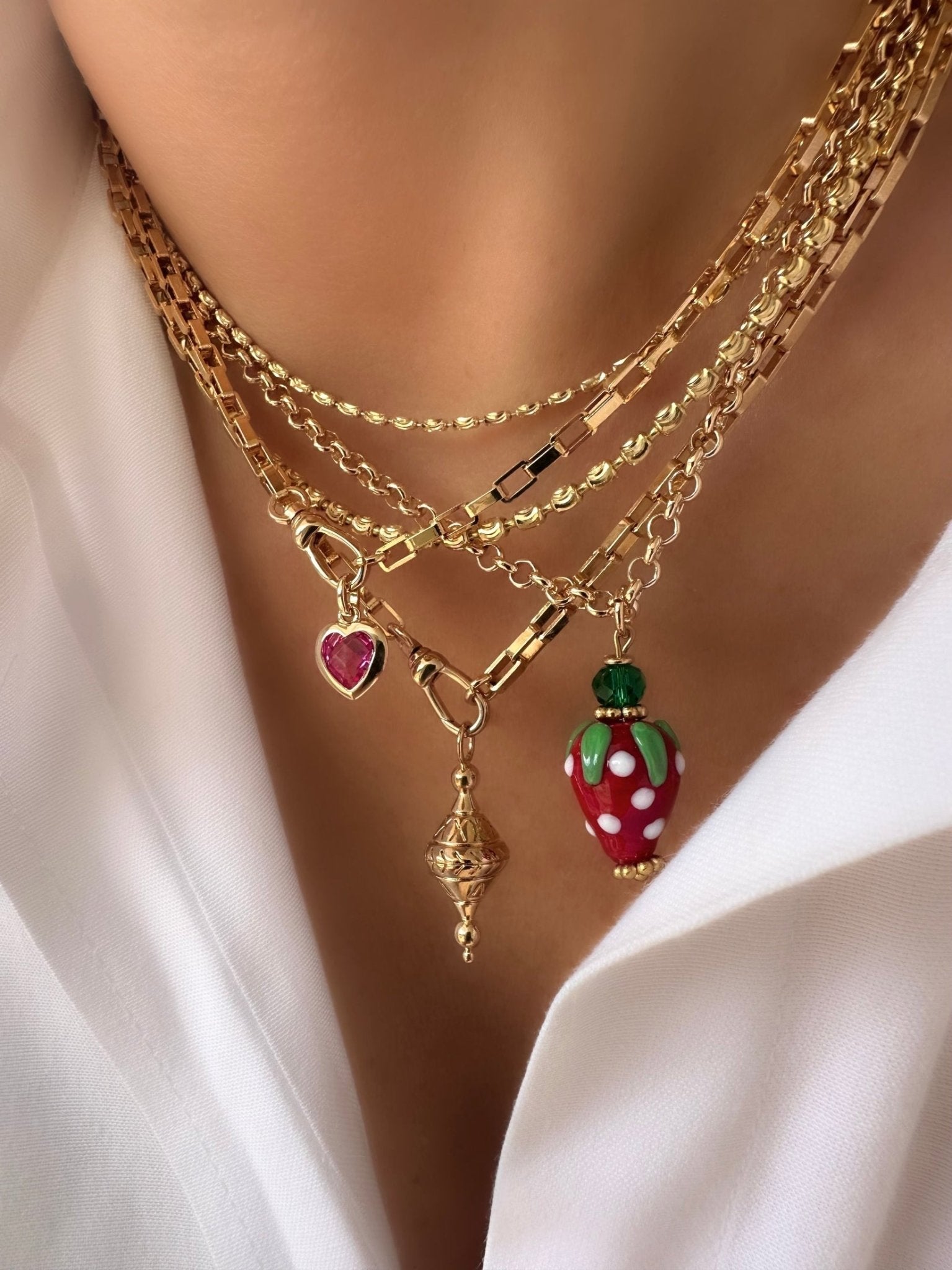 Collar Fresa - LE MARSHAND™